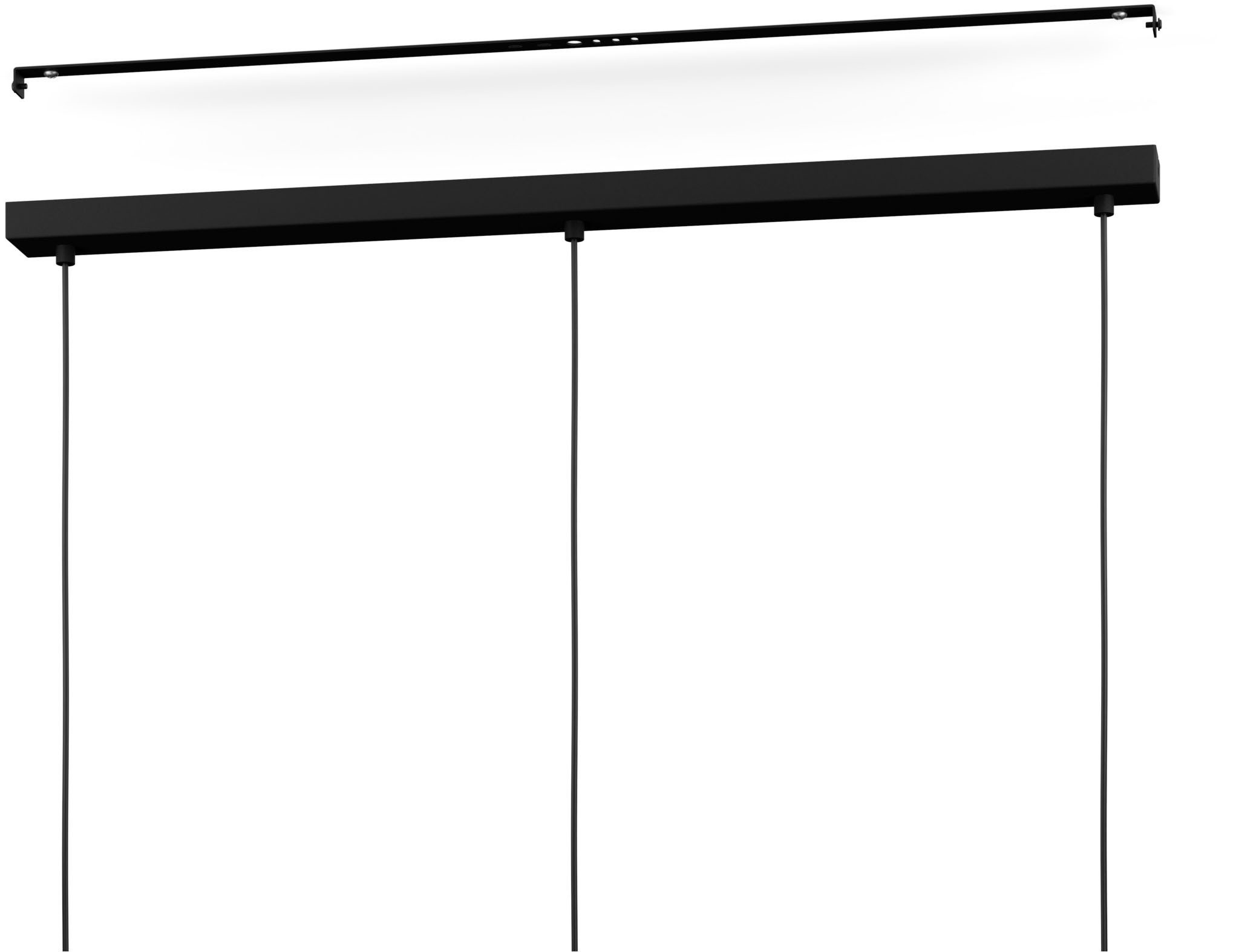 EGLO Hängeleuchte ARISCANI 1 Pendellampe - Stahl - E27 - 3X60W - IP20, ohne Leuchtmittel, Hängelampe, Deckenlampe, Wohnzimmer, Esszimmer, L76,5 x B16,5 x H110cm – Bild 4 von 5