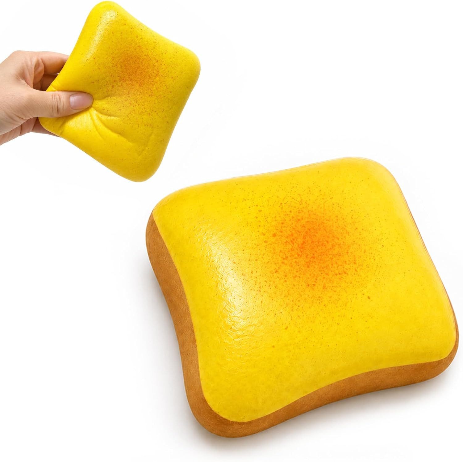 FELIXLEO Spielball 2er Bread Butter Squishy Anti Stress Toast, Slow Rising Squeeze