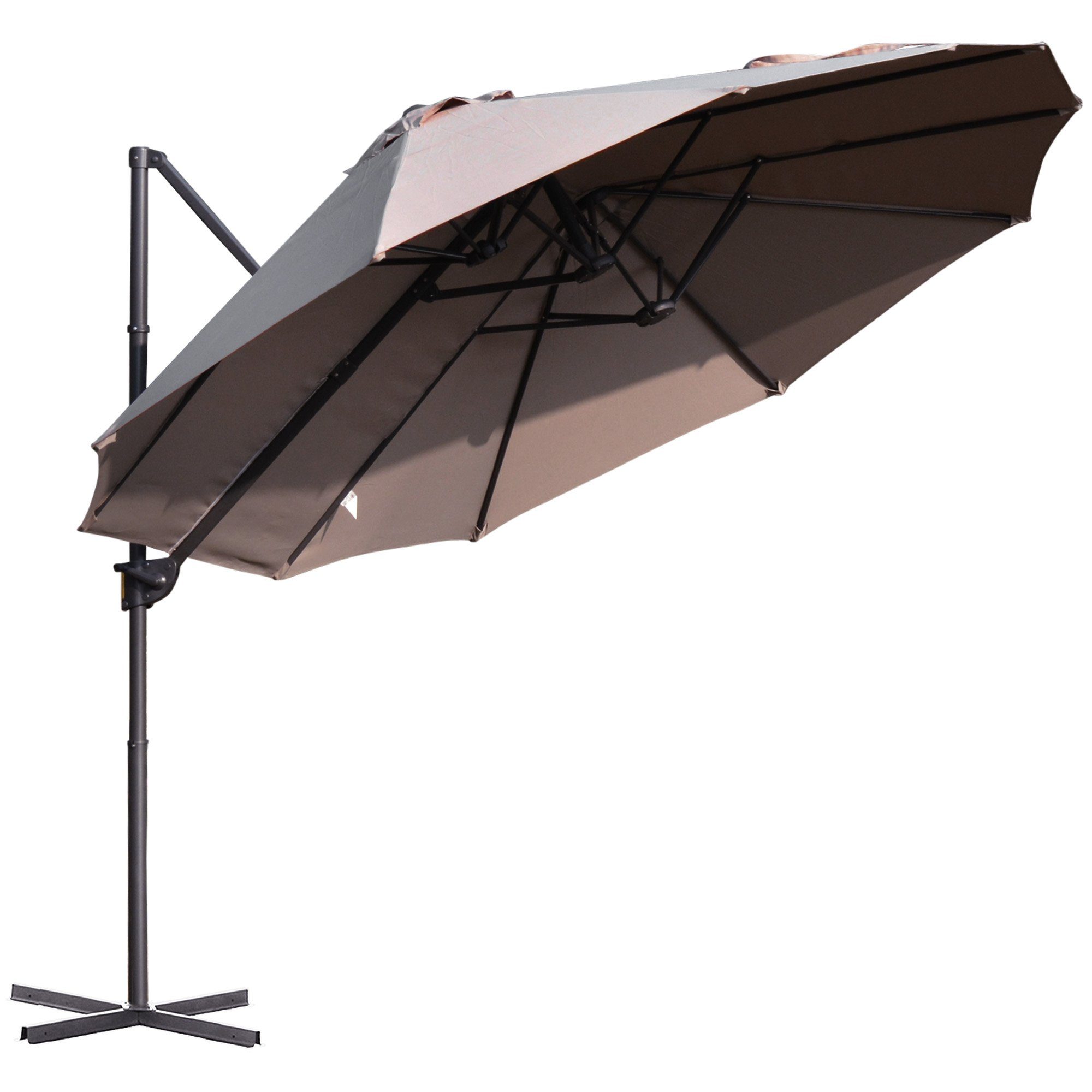 Outsunny Sonnenschirm Sonnenschirm günstig online kaufen