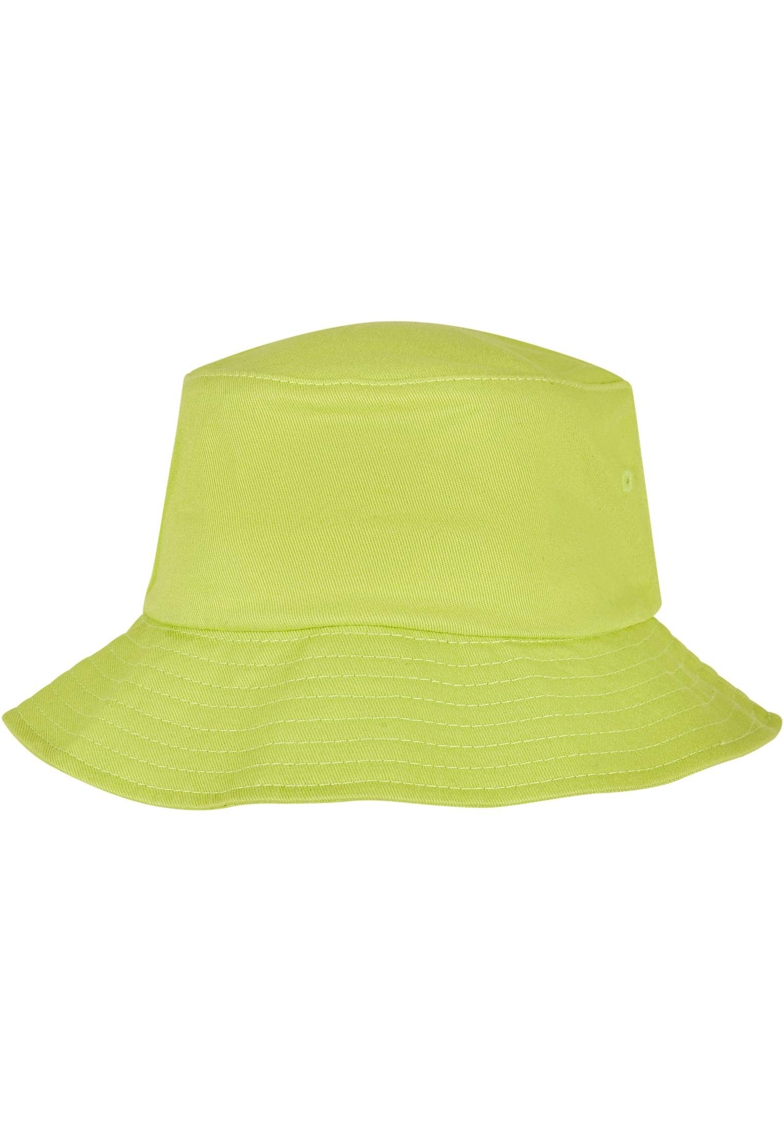 Flexfit Flex Cap Accessoires Flexfit Cotton Twill Bucket Hat greenglow | Flex Caps
