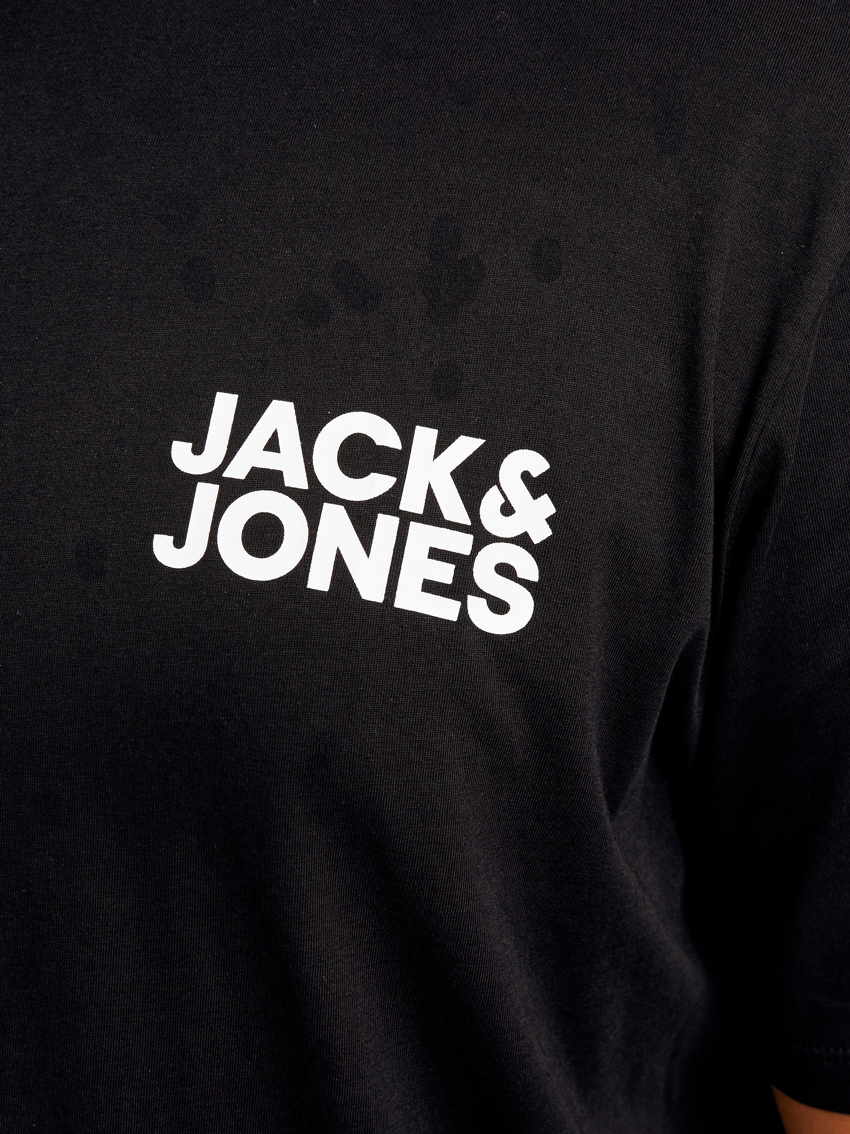 Jack & Jones PlusSize Rundhalsshirt JJECORP LOGO TEE SS O-NECK NOOS PLS Baumwolle, regular fit