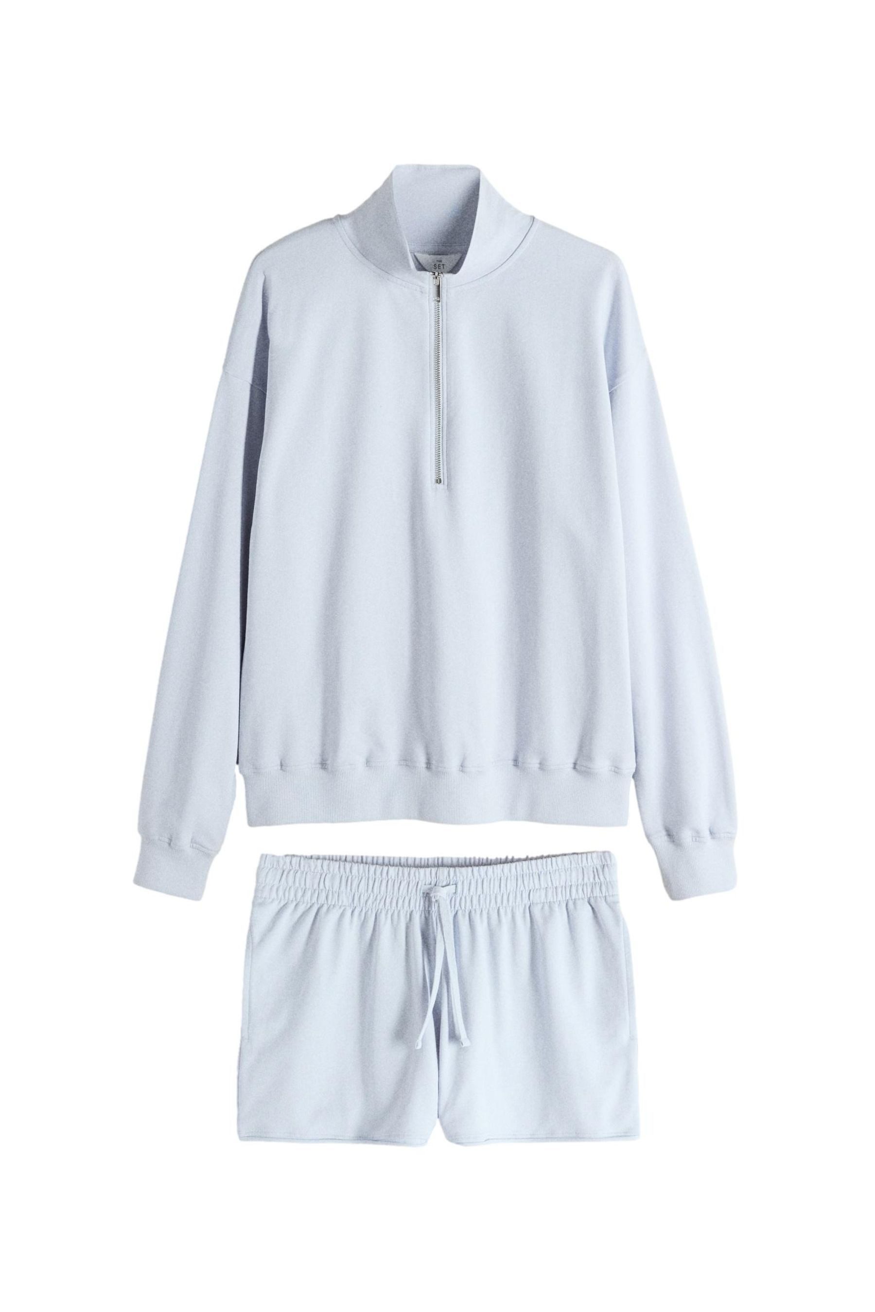 The Set Shirt & Shorts The Set Sweat-Troyer und Shorts im Set, 2er-Pack (2-tlg)