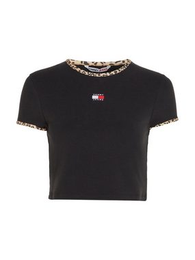 Tommy Jeans T-Shirt TJW CRP LEO BINDING TEE im modischem Animal Print