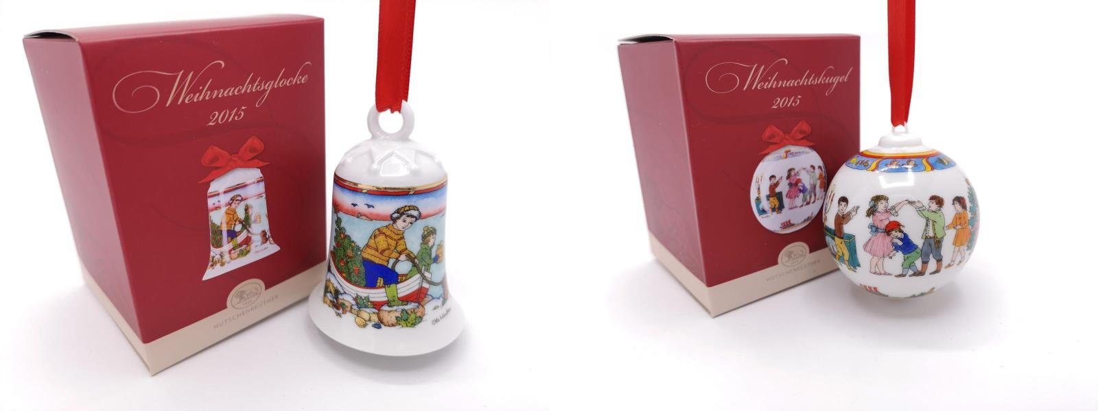 Hutschenreuther Christbaumschmuck Glocke + Kugel 2015 - 2015