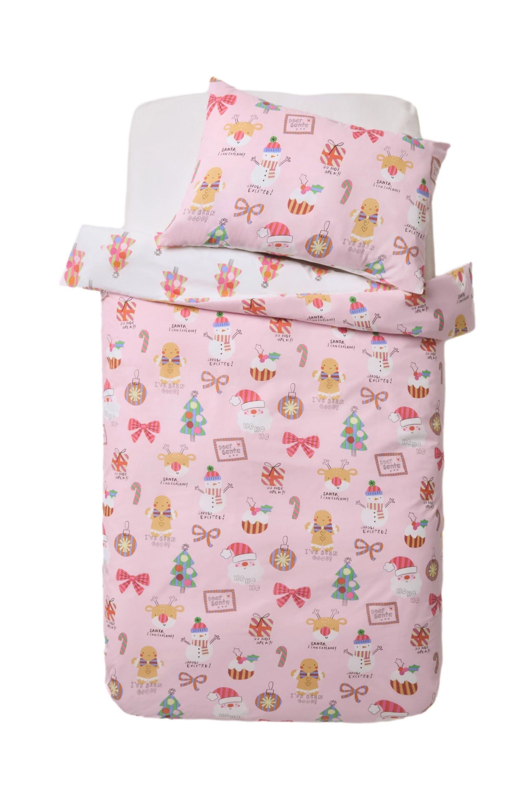 Next Bett-Set Bettbezug und Kissenbezug mit Weihnachtsmotiv, Bezug: Polyest günstig online kaufen