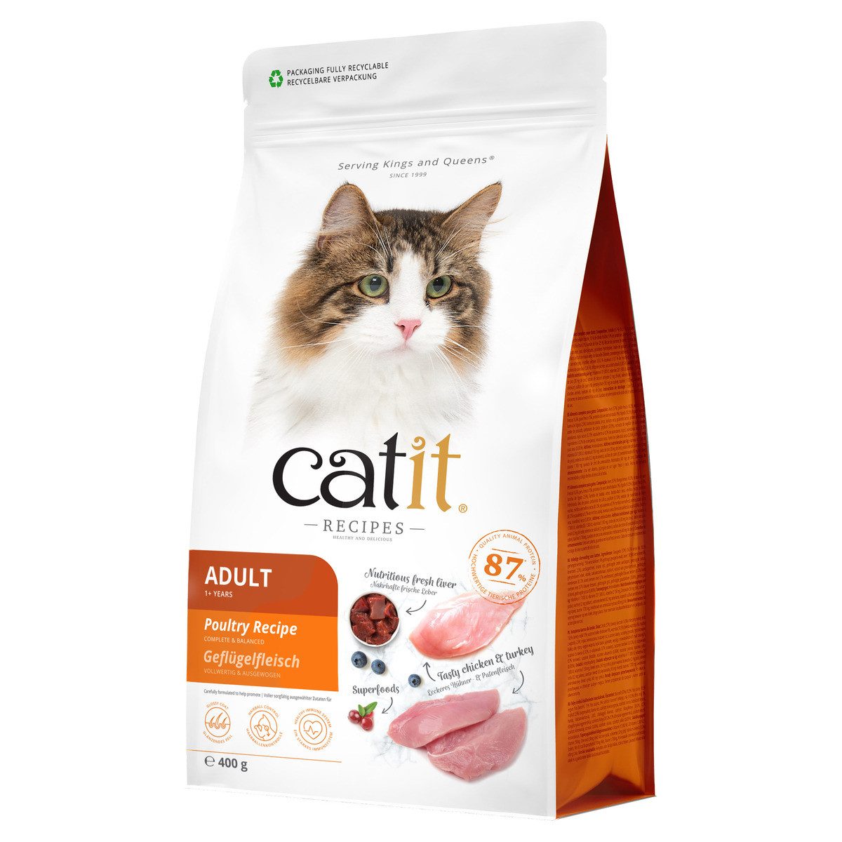 Catit Recipes Adult Geflügel 400 g