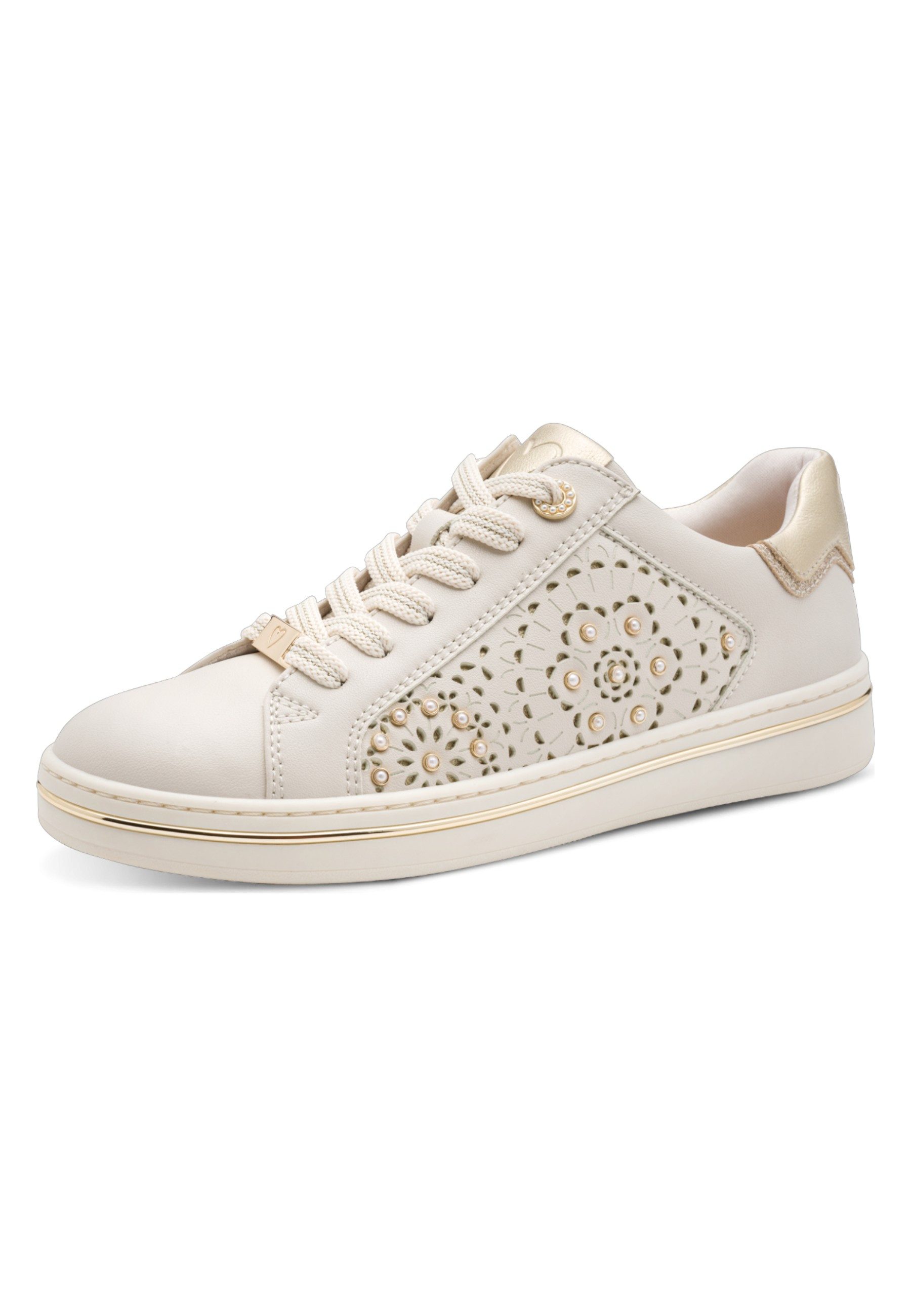 MARCO TOZZI 2-23771-46 402 Cream Comb Sneaker