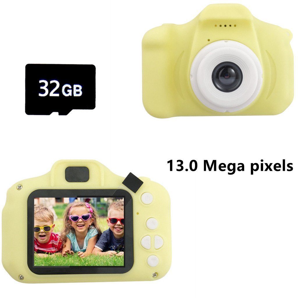 Kinderkamera,HD-Digitalvideokameras(mit 32 GB SD-Karte) Kinderkamera