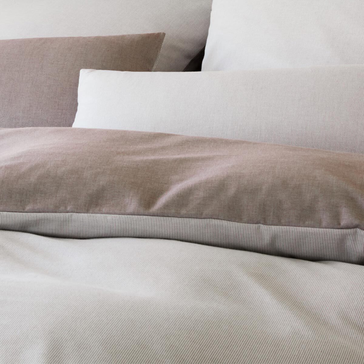 Elegante Bettwäsche Tender, Flanell, 2 teilig