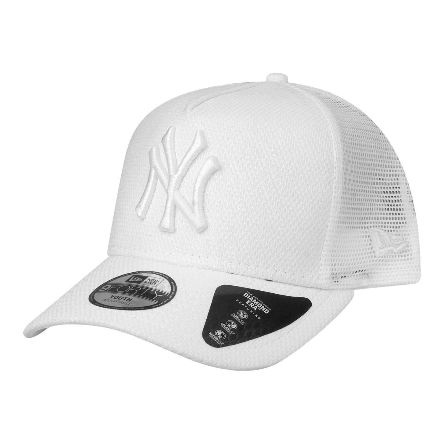 New Era Baseball Cap DIAMOND TRUCKER New York Yankees Weiß