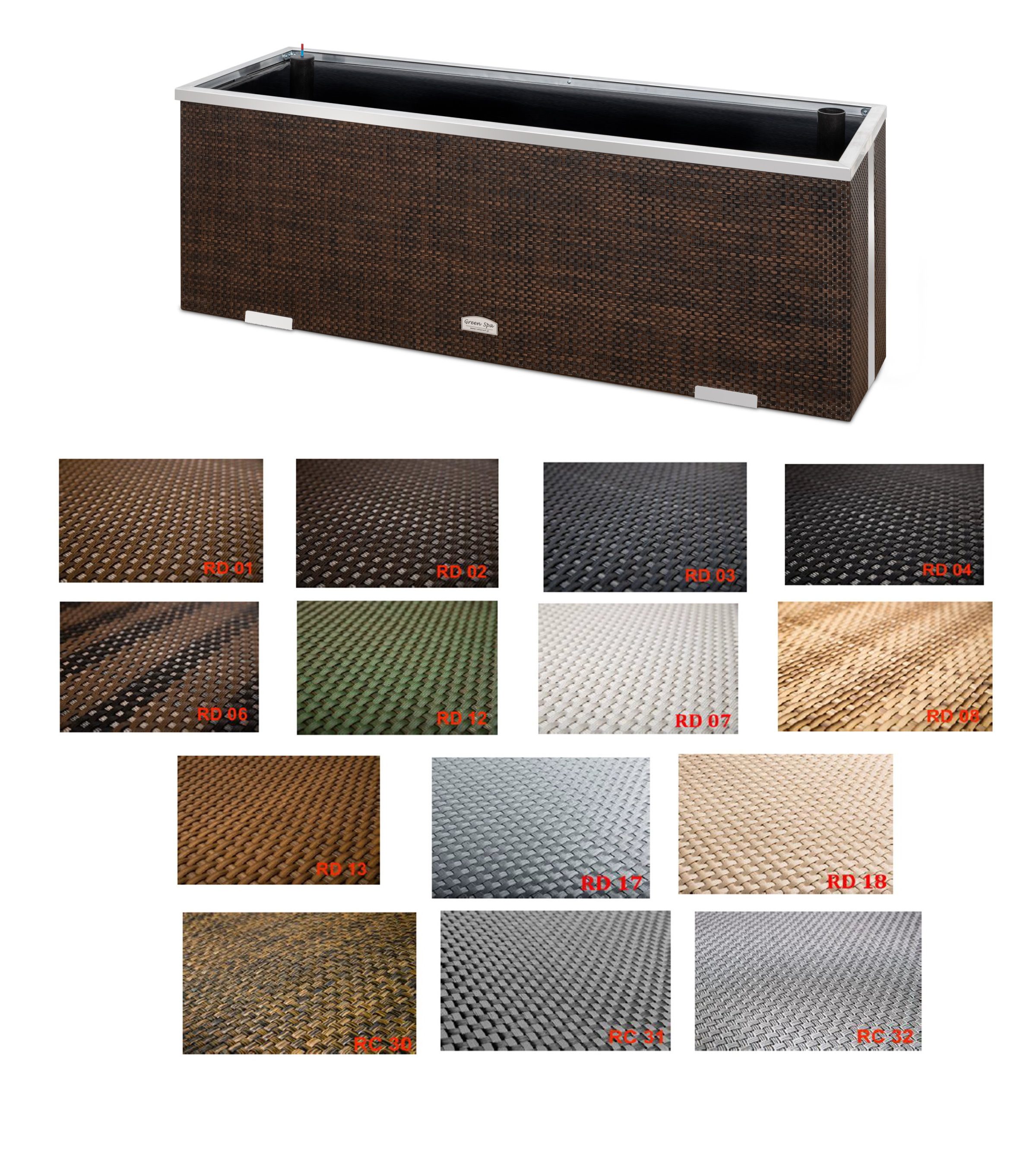 dynamic24 Pflanzkübel, Polyrattan Pflanzgefäß Selbstbewässerung günstig online kaufen