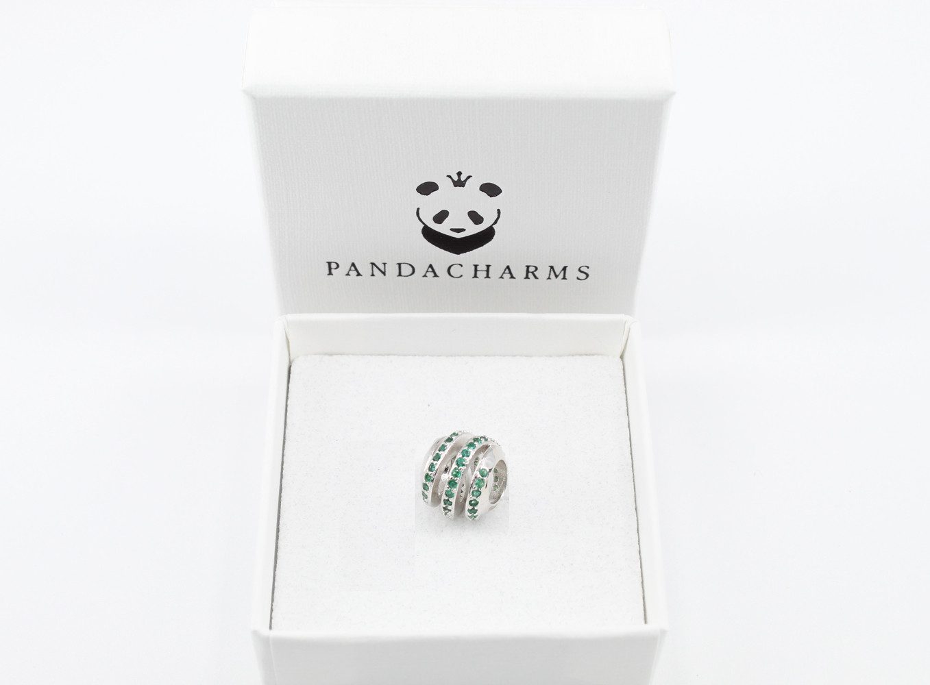PANDACHARMS Bead Grüne Spirale Charm für Charm Armband, 925er Sterling Silb günstig online kaufen