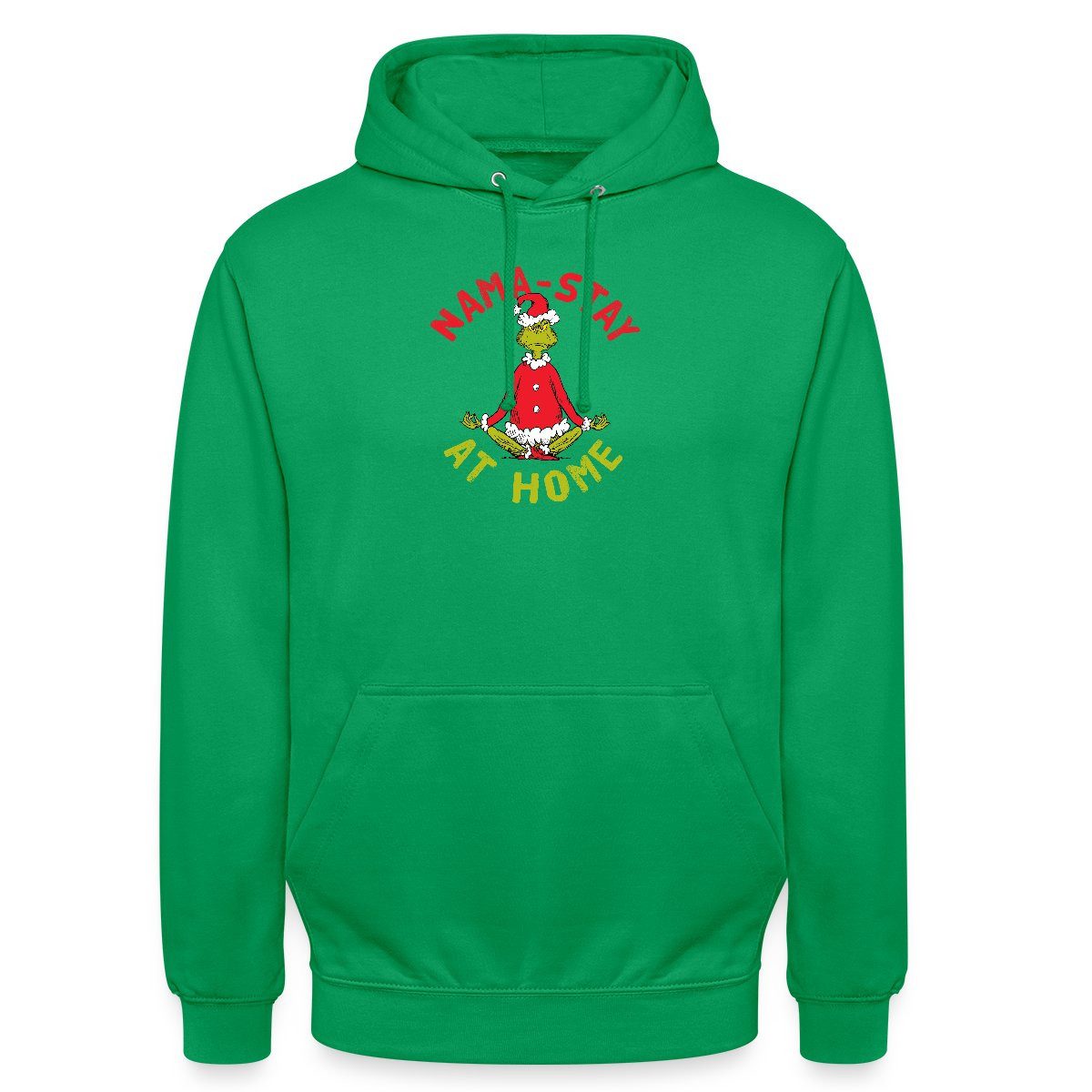 Hoodie Der Grinch Meditation Nama-Stay At Home Unisex Hoodie