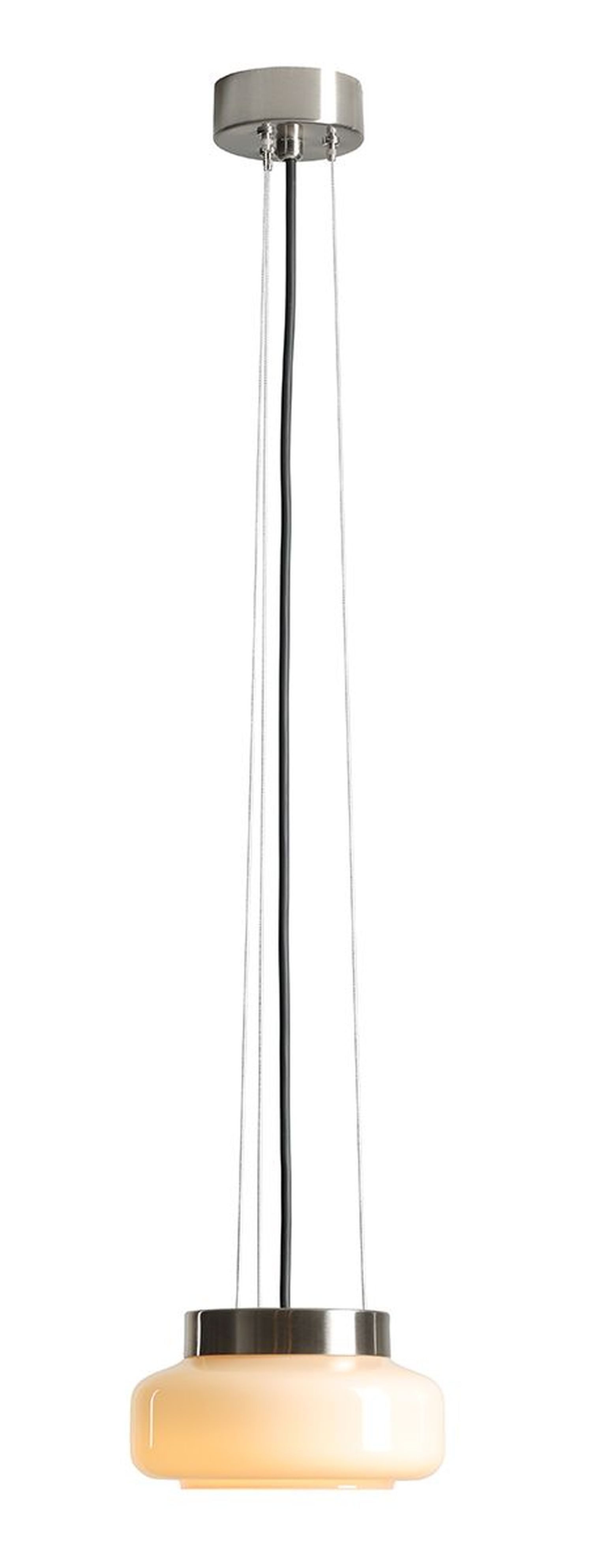 Licht-Erlebnisse Pendelleuchte ERAN, Metall Glas GX53 D: 16 cm rund H: max. 209 cm Braun Modern