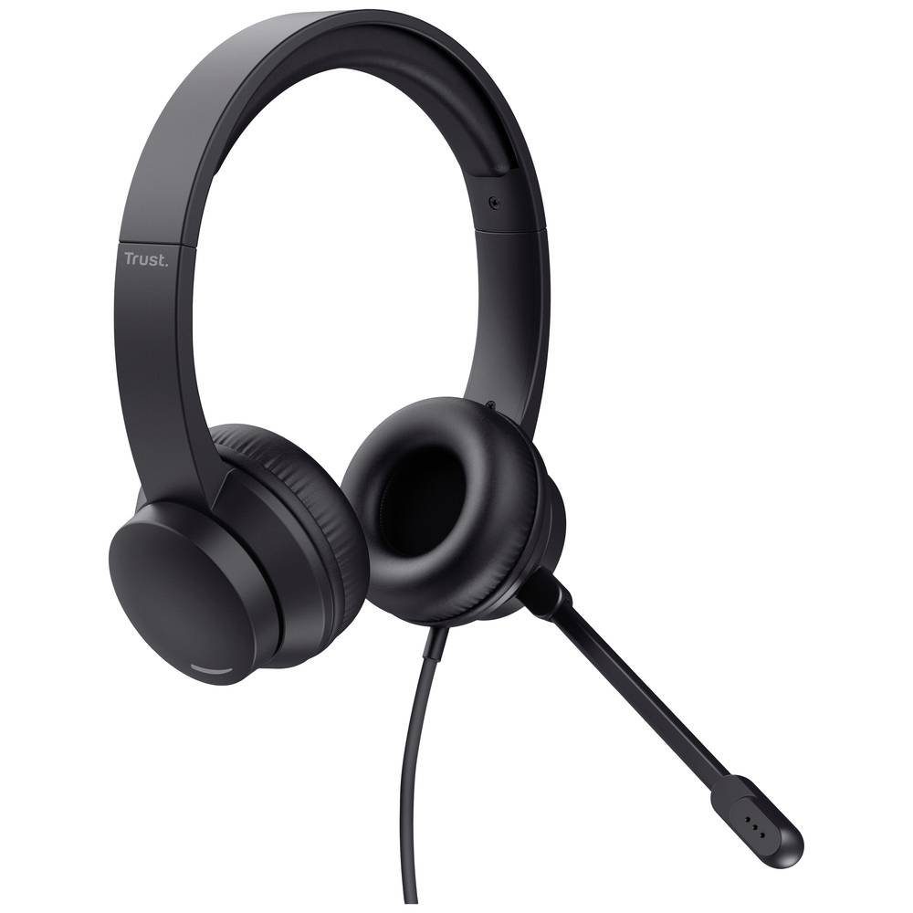 Trust On Ear Headset 25088 Kopfhörer (Headset, Lautstärkeregelung, Mikrofon-Stummschaltung)