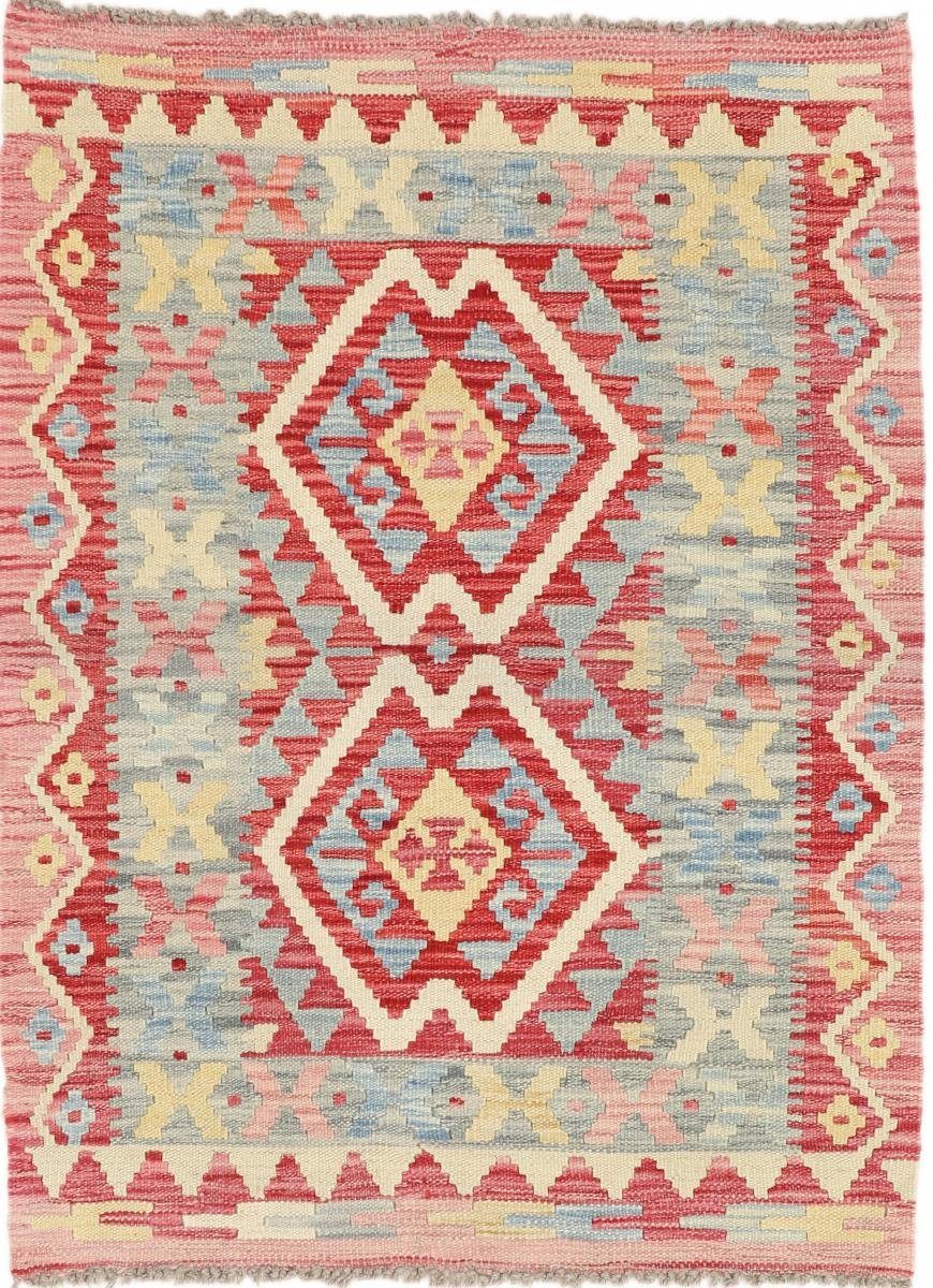 Orientteppich Kelim Afghan Heritage 83x111 Handgewebter Moderner Orientteppich, Nain Trading, rechteckig, Höhe: 3 mm