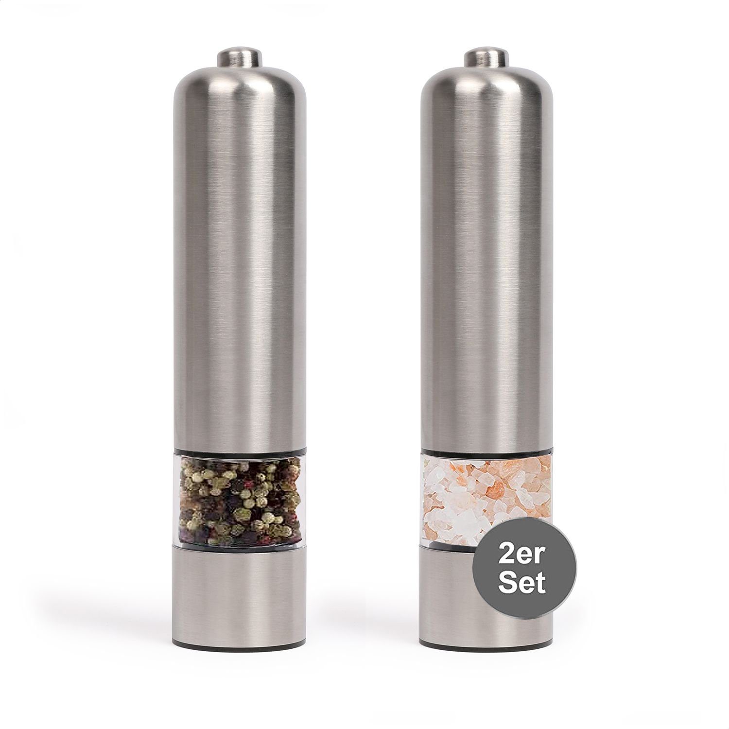 LIVOO Gewürzstreuer LIVOO Pfeffermühle und Salzmühle Elektrisch Edelstahl Keramikmahlwerk. € 32,90