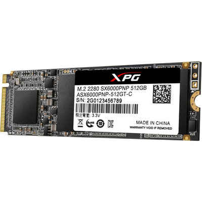 ADATA XPG SX6000 Pro 512 GB SSD-Festplatte (512 GB) Steckkarte"