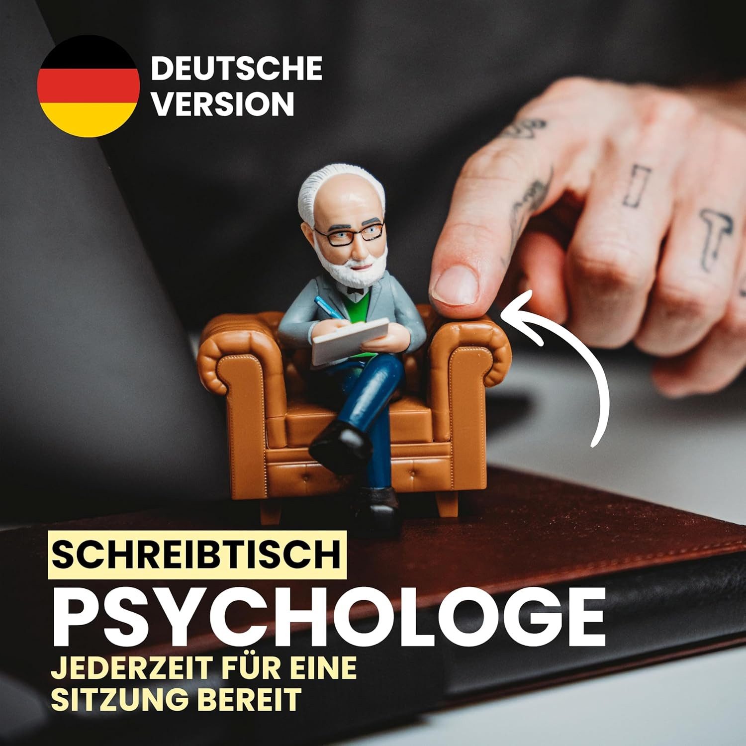 Winkee Kochlöffelhalter Winkee Schreibtisch Psychologe Deutsche Version 18143 4260767642165