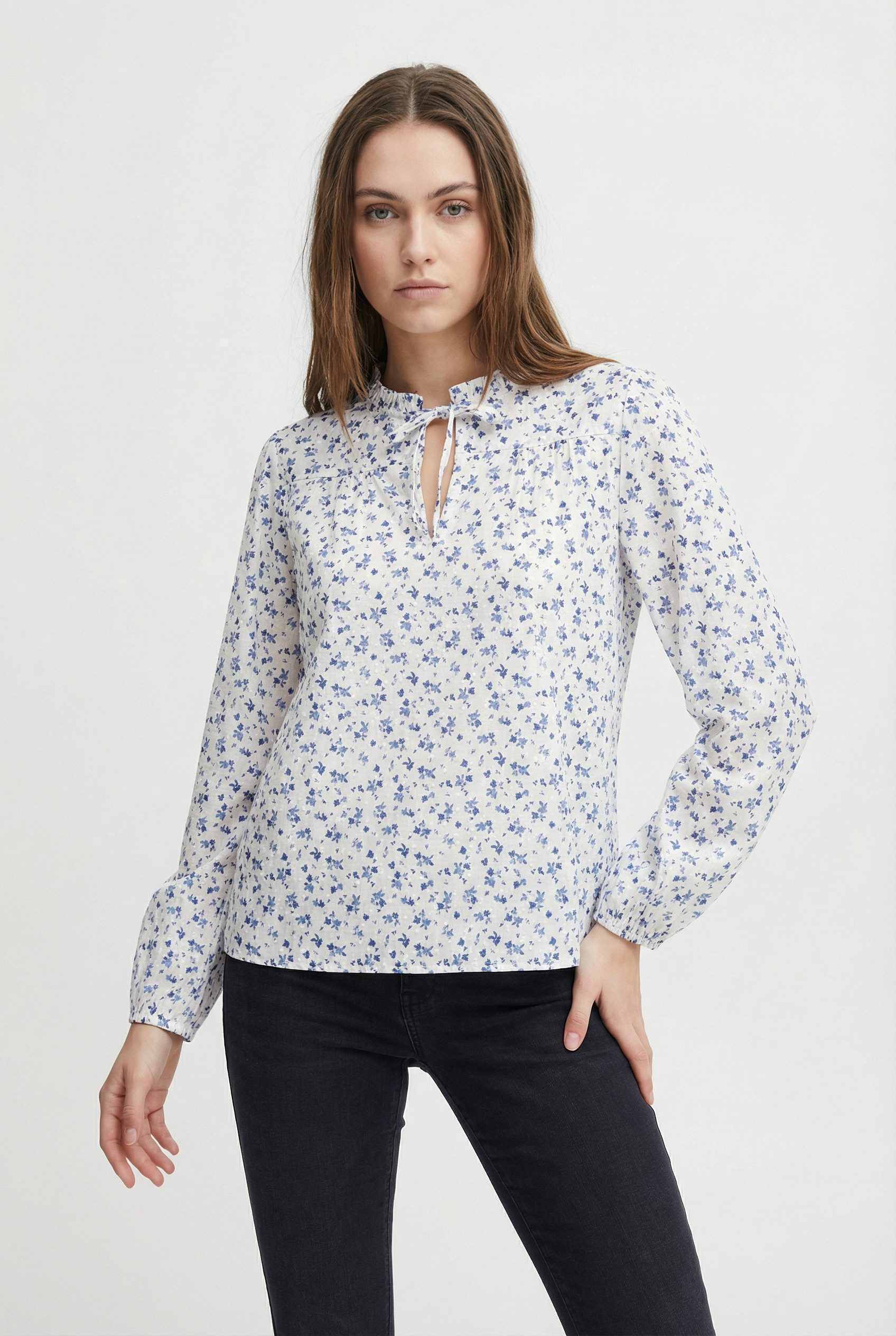 ONLY Langarmbluse ONLROANNE L/S TOP WVN NOOS