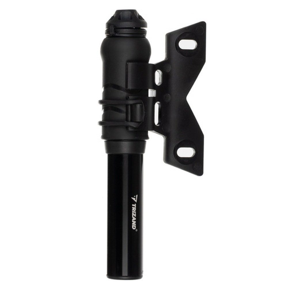 Trizand Fahrradpumpe Handfahrradpumpe Rahmenhalterung (Spar-Set, 1-tlg., kompakt), Nur 16 cm lang und 100 g leicht, passt in jeden Rucksack