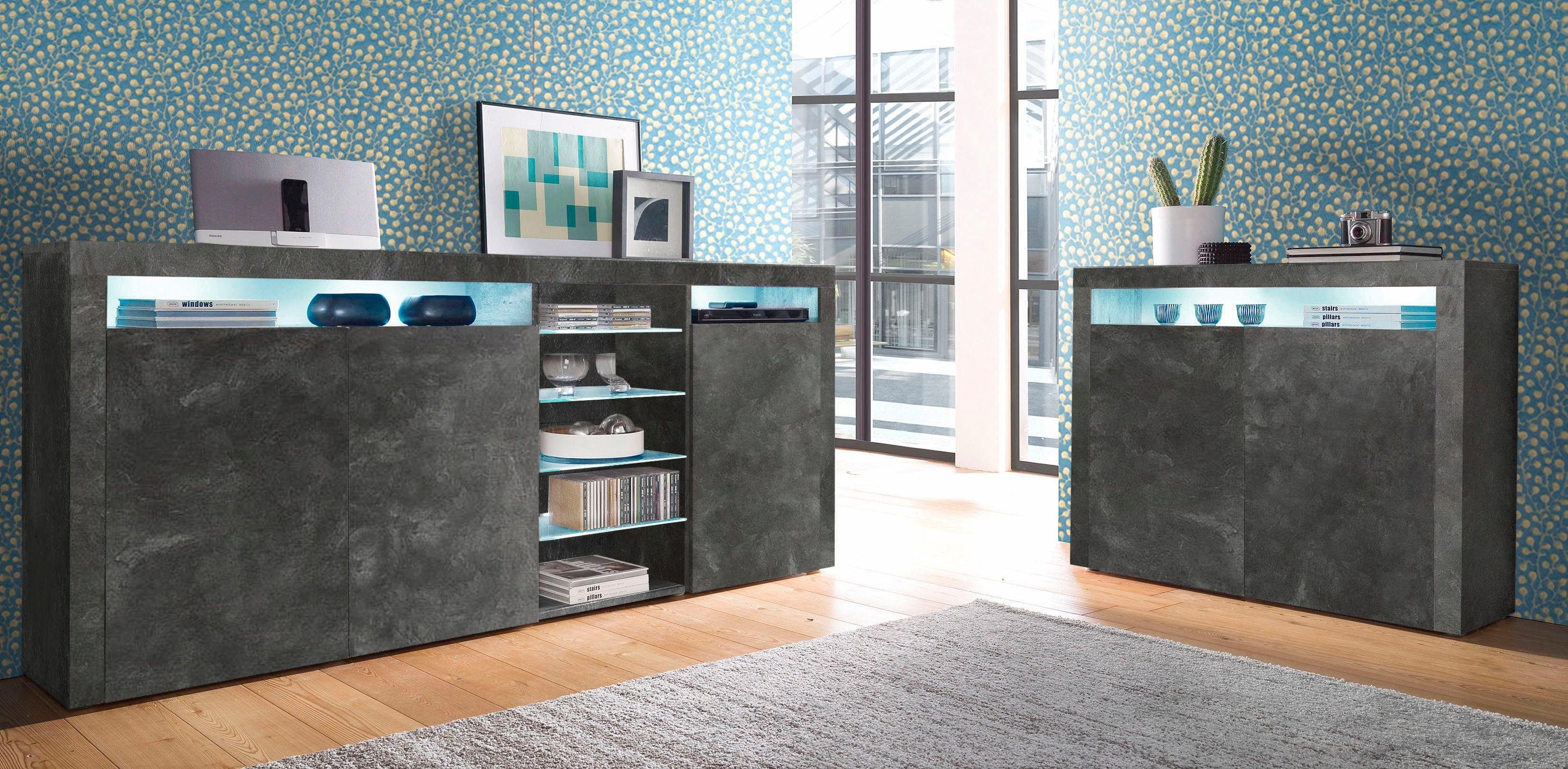 borchardt Möbel Highboard "Santa Fe", Breite 200 cm günstig online kaufen
