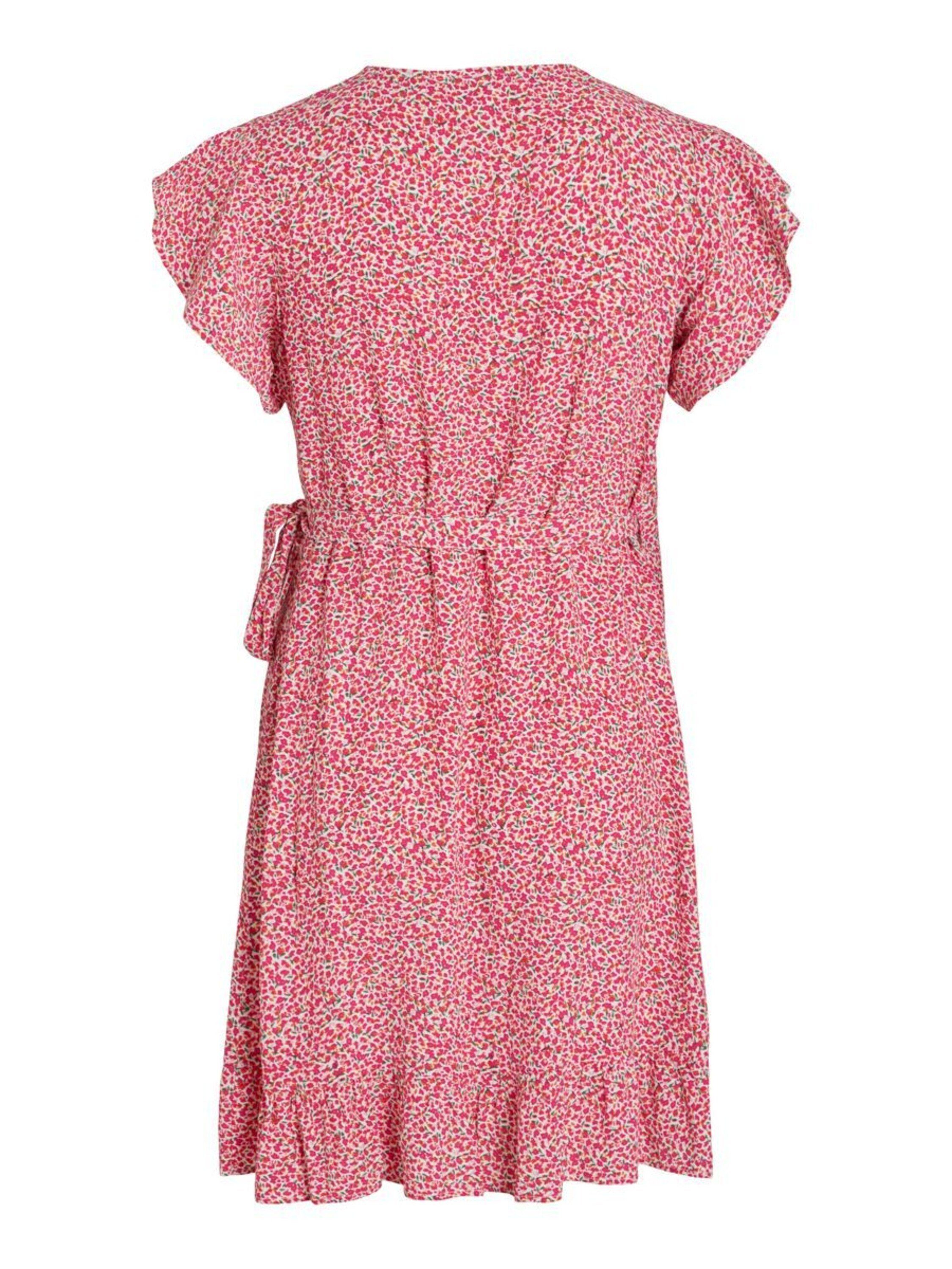 Vila Sommerkleid (1-tlg) Wickel-Design