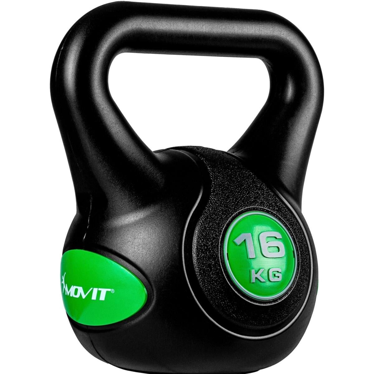 MOVIT Kettlebell Kettlebell Kunststoff grau 3 - 20 kg