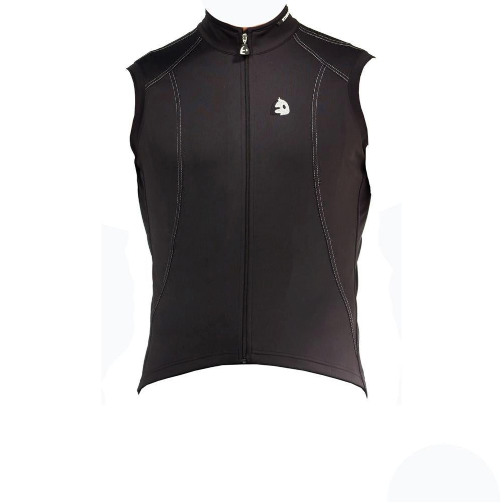 Etxeondo Fahrradjacke Etxeondo Herren Weste DAILY Schwarz - Ultraleichte Weste mit Windschut