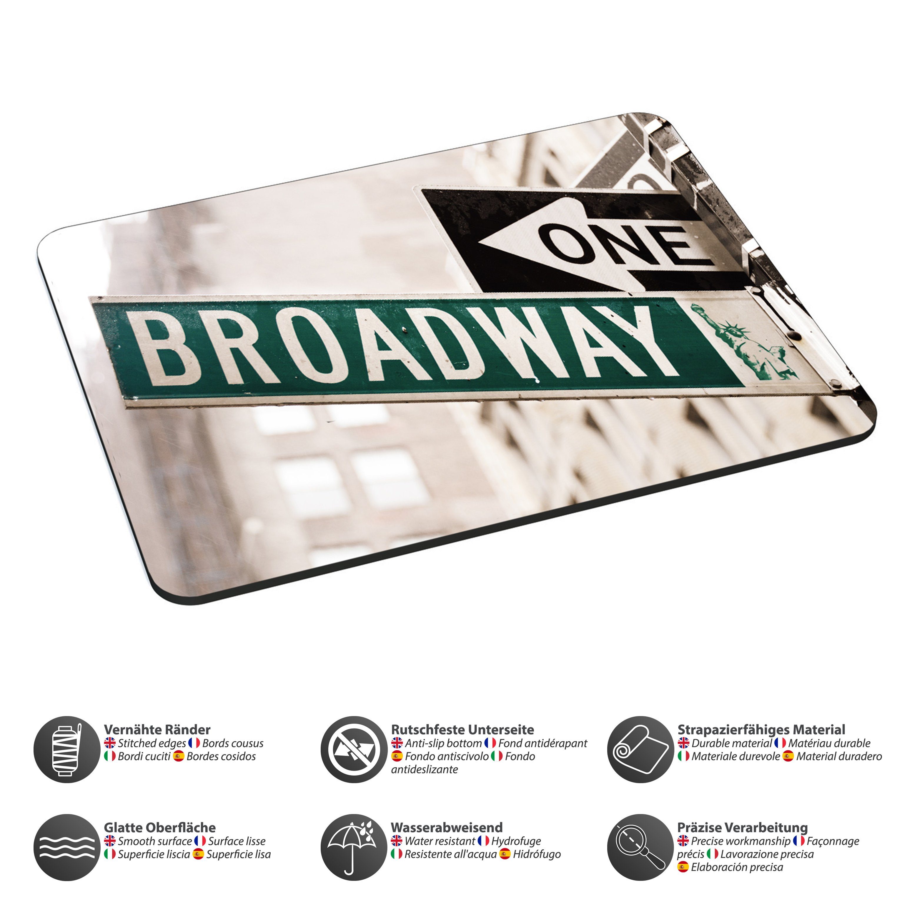 PEDEA Gaming Mauspad 22 cm x 18 cm mit Motiv (Größe L), mit vernähten Rändern und Rutschfester Unterseite