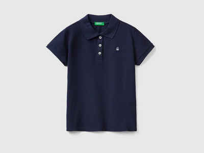 United Colors of Benetton Poloshirt mit Logo-Stickerei an der Brust