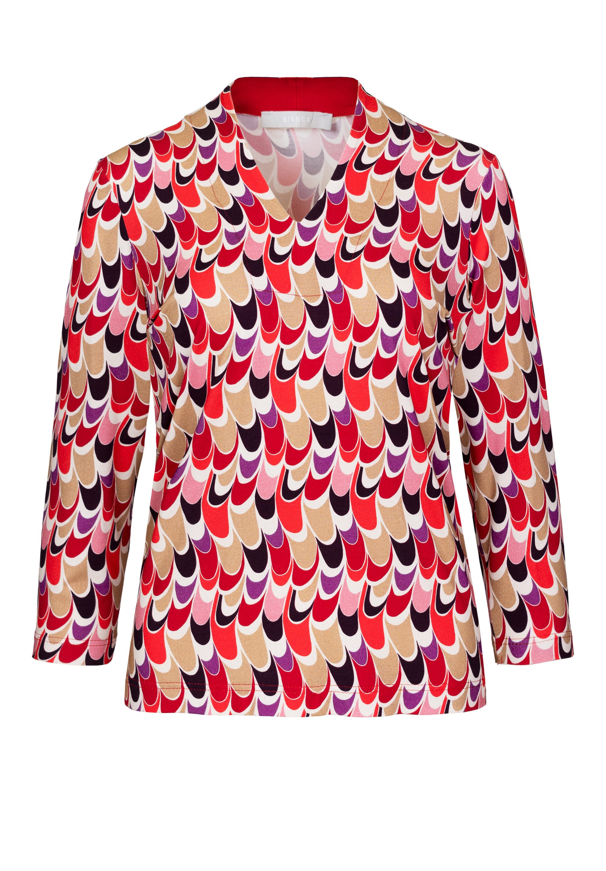 bianca Print-Shirt MALVE mit angesagtem Allover-Druck günstig online kaufen