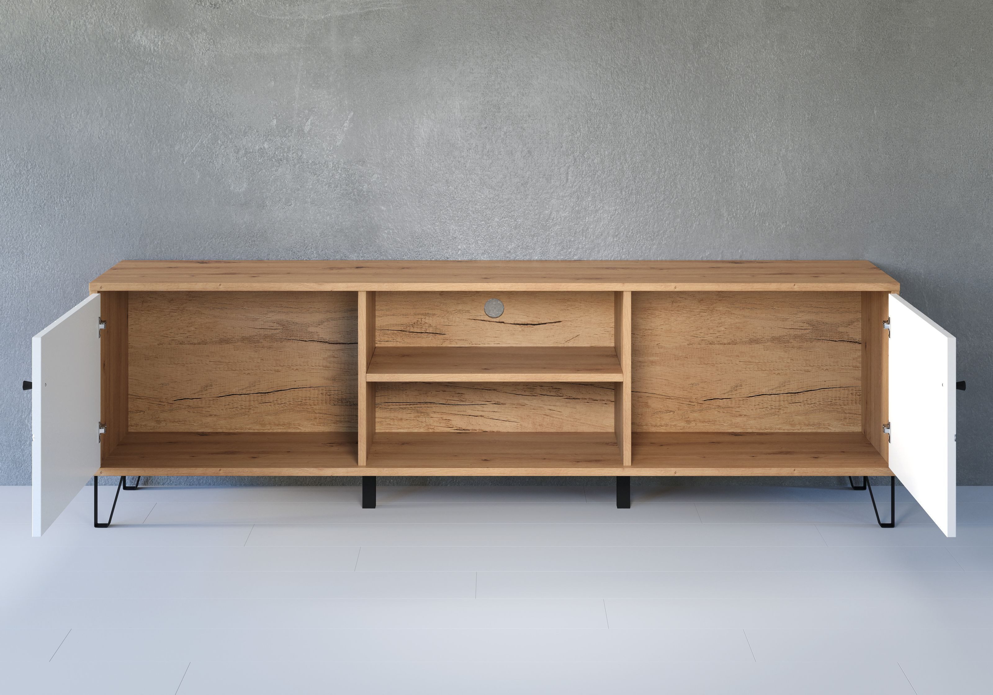 möbelando TV-Bank Touch, 183 x 56 x 40 cm (B/H/T)