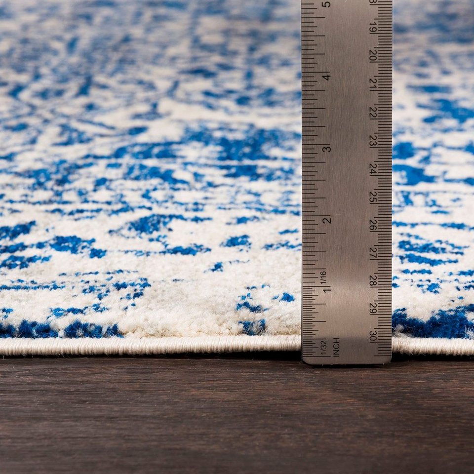 Teppich Traditional, Surya, rechteckig, Höhe: 12 mm, Shabby Chic Effekt