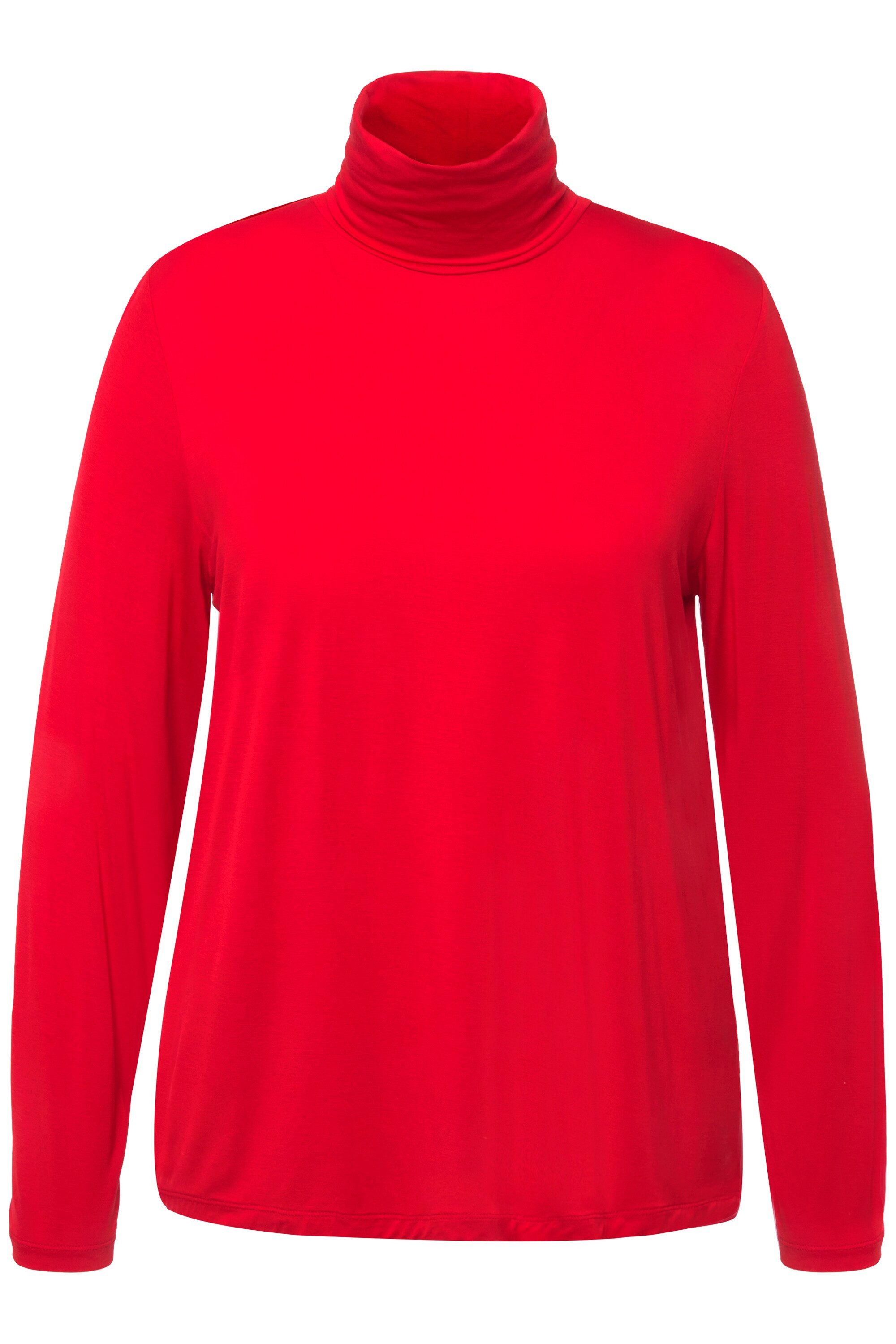 Ulla Popken Longsleeve Shirt Rollkragen Classic günstig online kaufen