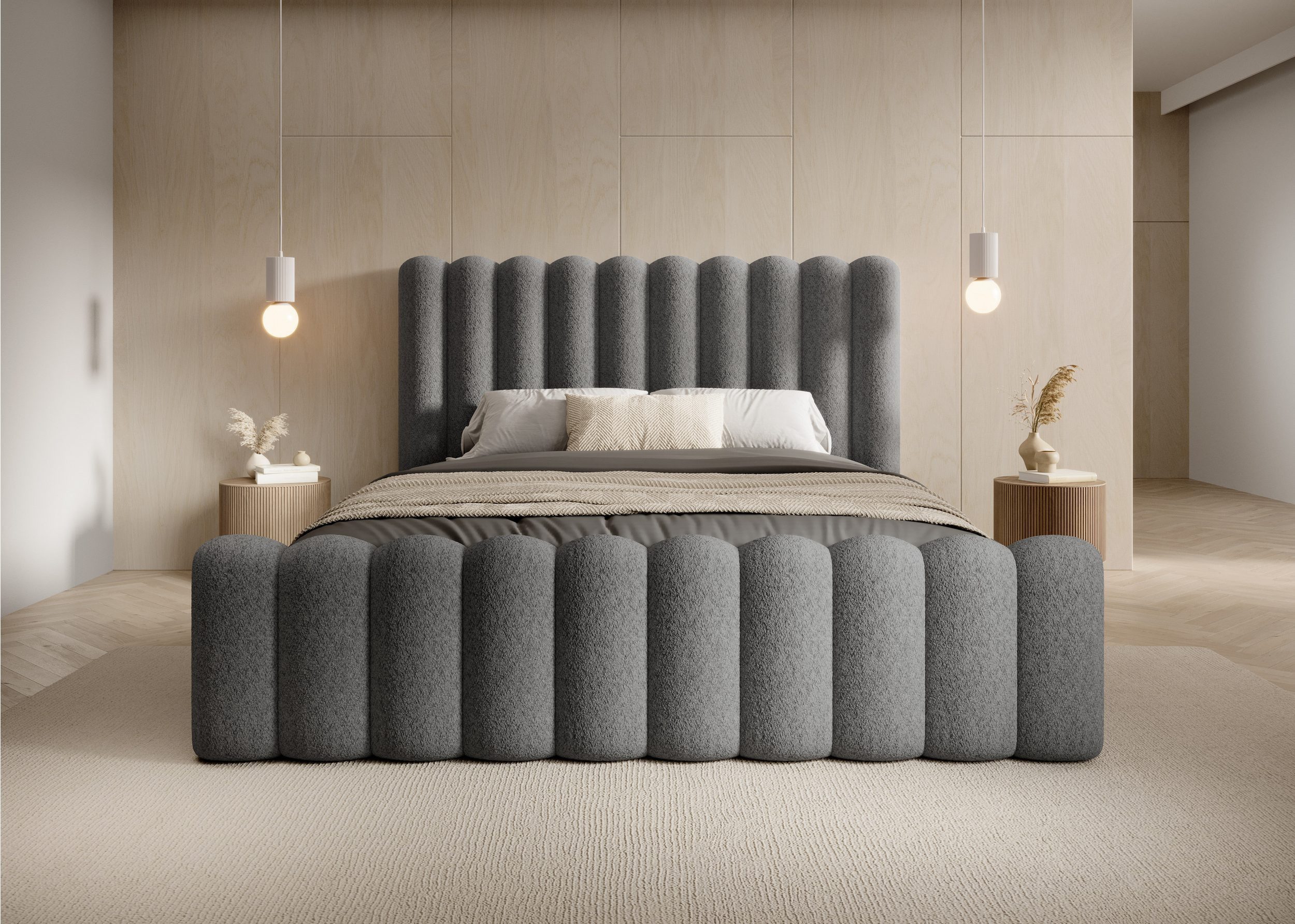 Goldstoff Polsterbett JENNY - Hydraulisches Stauraumbett - Designerbett - Wolkenbett (Doppelbett mit Bettkasten und Lattenrost, Bett verfügbar in 4 Größen: 140x200 160x200 180x200 200x200cm), mit gepolstertem Kopfteil