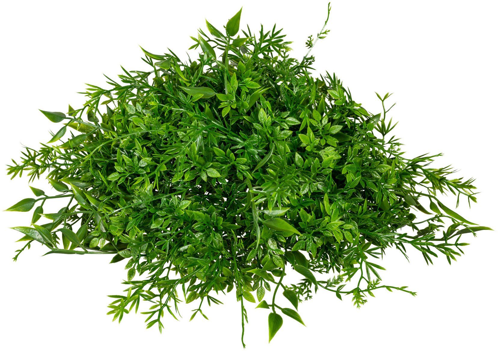 Kunstpflanze Mixgras-Halbkugel Grünpflanze, green, cm Höhe 12 Creativ