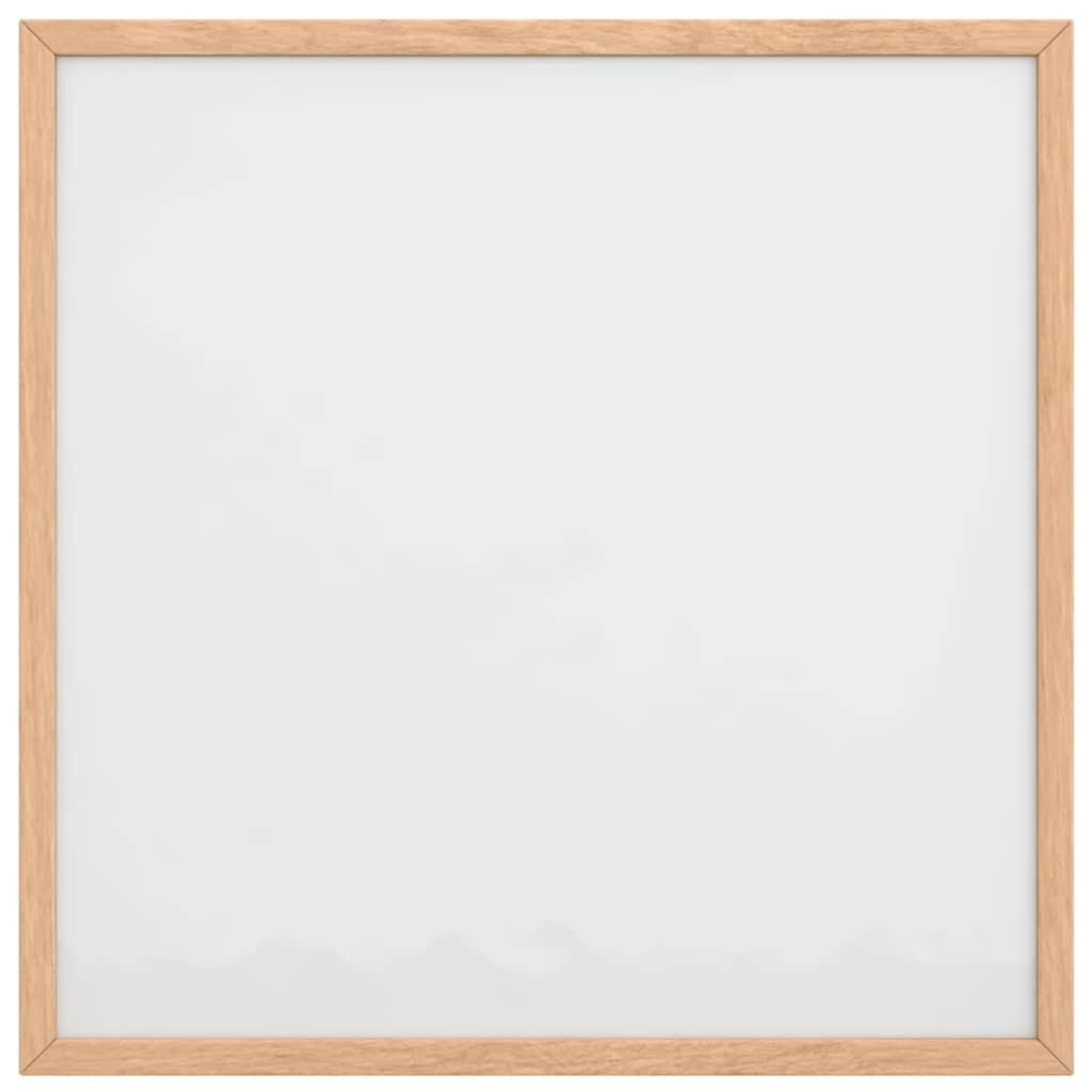 vidaXL Pinnwand Magnetisches Whiteboard mit massivem Kiefernholzrahmen 40x40 cm