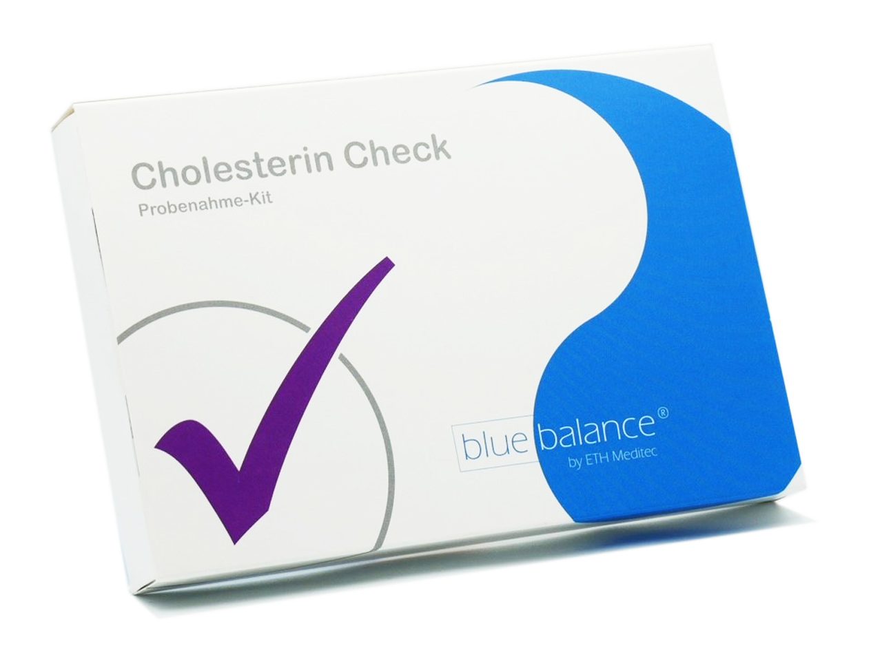 Cholesterin-Teststreifen blue balance® Cholesterin Test, Selbsttest mit Laboranalyse