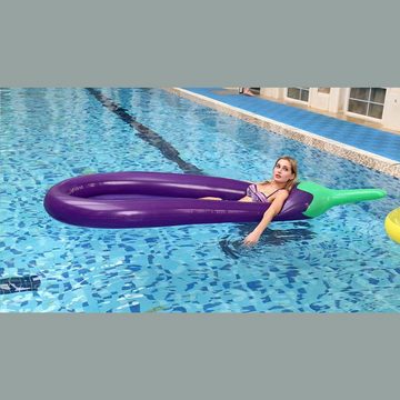 AUKUU Badeinsel Kreativer Kreativer schwimmender Schwimmring aufblasbarer Wasser, Loungesessel Sofa schwimmendes Bett 190 x 95 x 20 cm