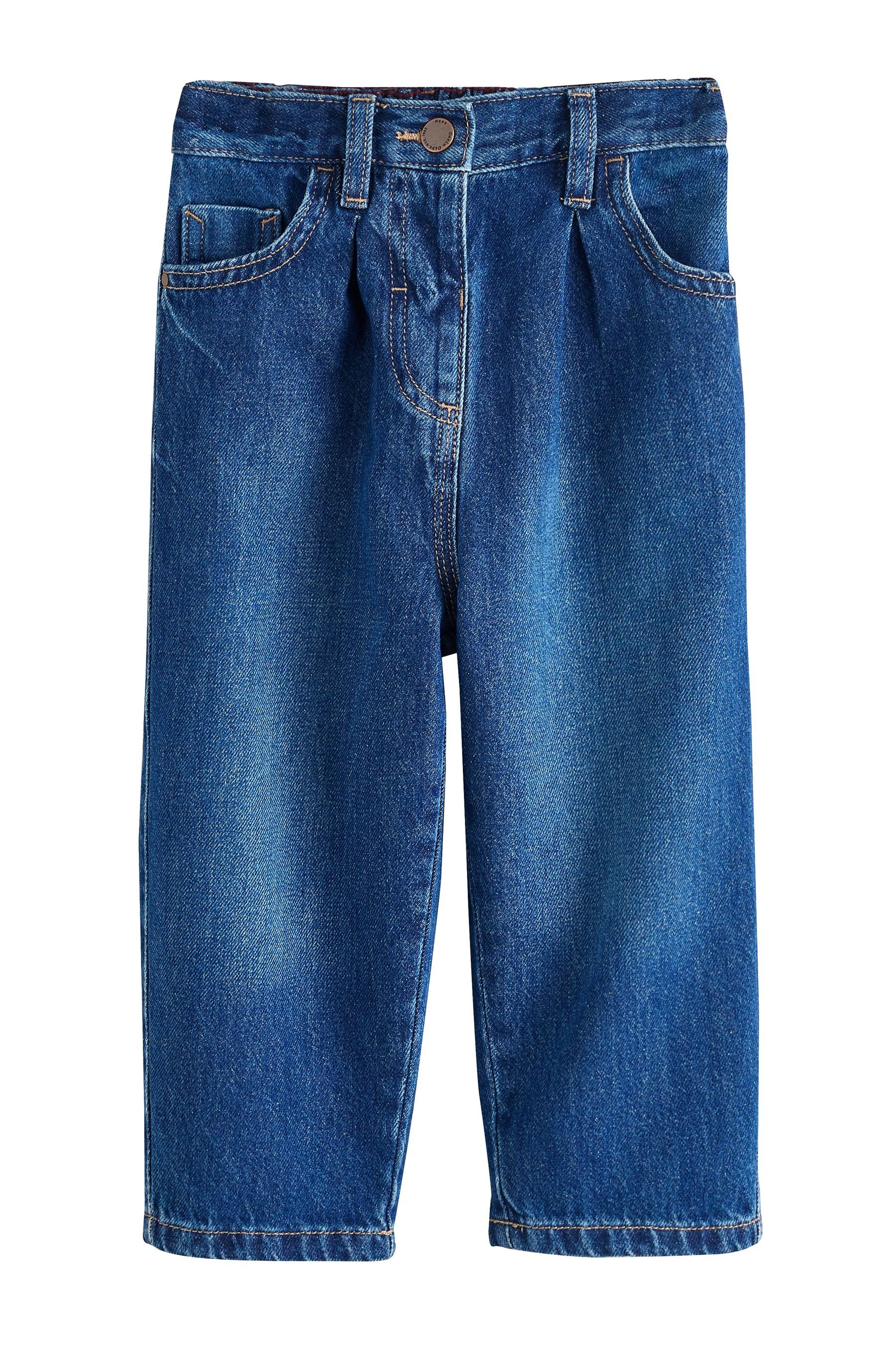 Weite Jeans Denim-Jeans mit Barrel-Bein