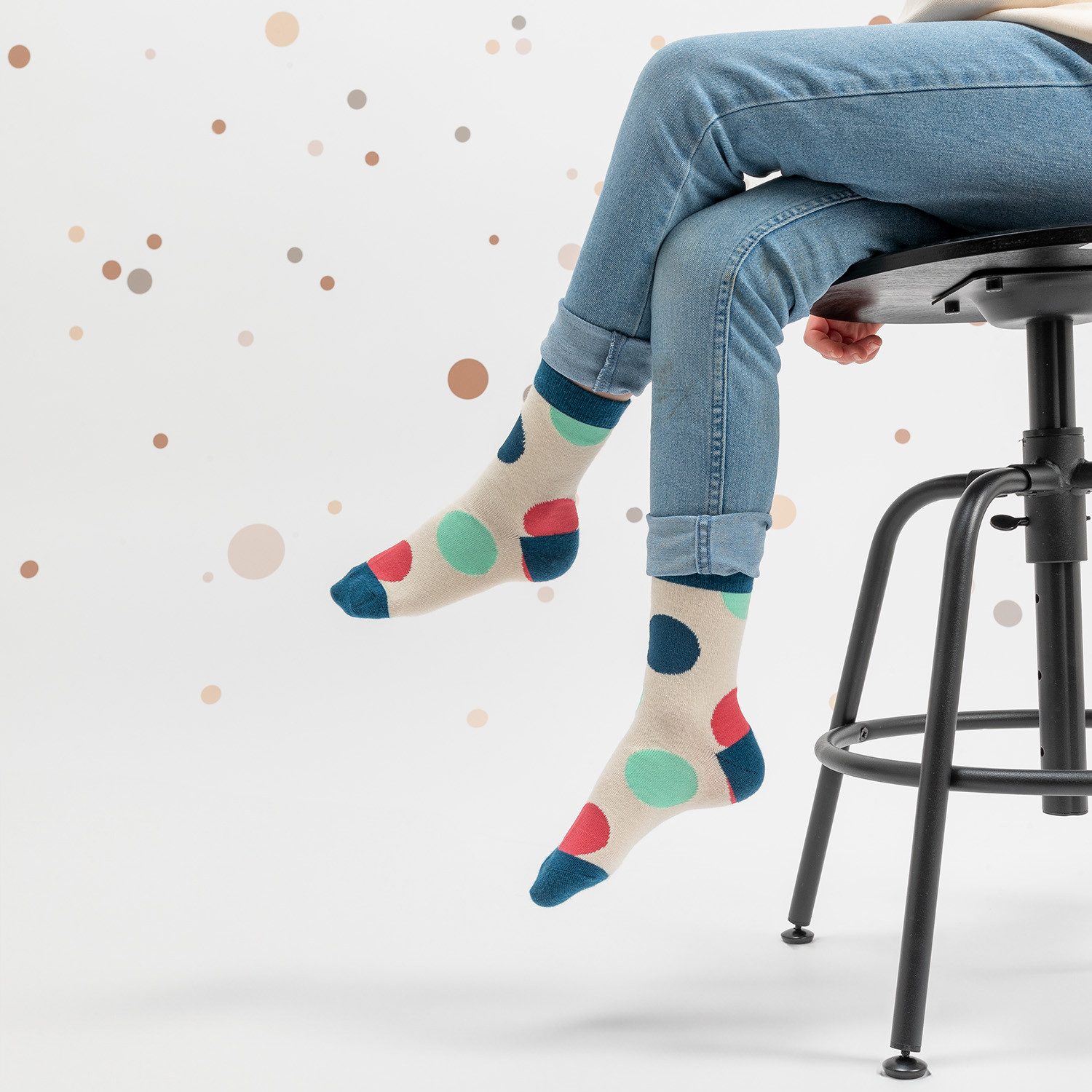 OCCULTO Basicsocken Jungen & Mädchen Bunte Socken 10er Pack (Modell: Estilo) (10-Paar) – Bild 4 von 5