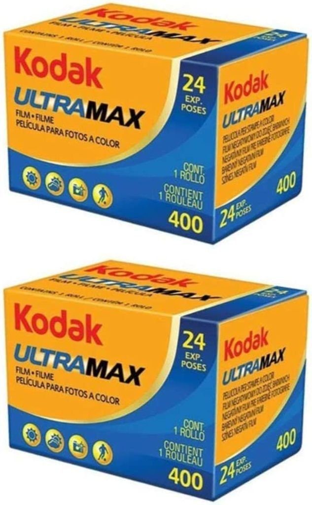 Kodak Kamerazubehör-Set Ultramax 400 Farbnegativfilm (ISO 400) 35 mm, (2 tlg)