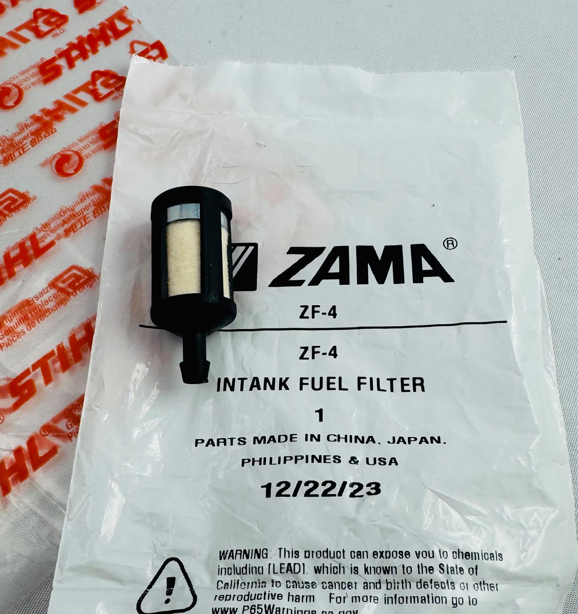 STIHL Ersatzfilter Kraftstofffilter, Benzinfilter, 6,3mm, 00003503502, 00003503520, STIHL, Zubehör für Passend für Motorgeräte, Kraftstofffilter, Benzinfilter, 6,3mm, 00003503502, 00003503520, STIHL