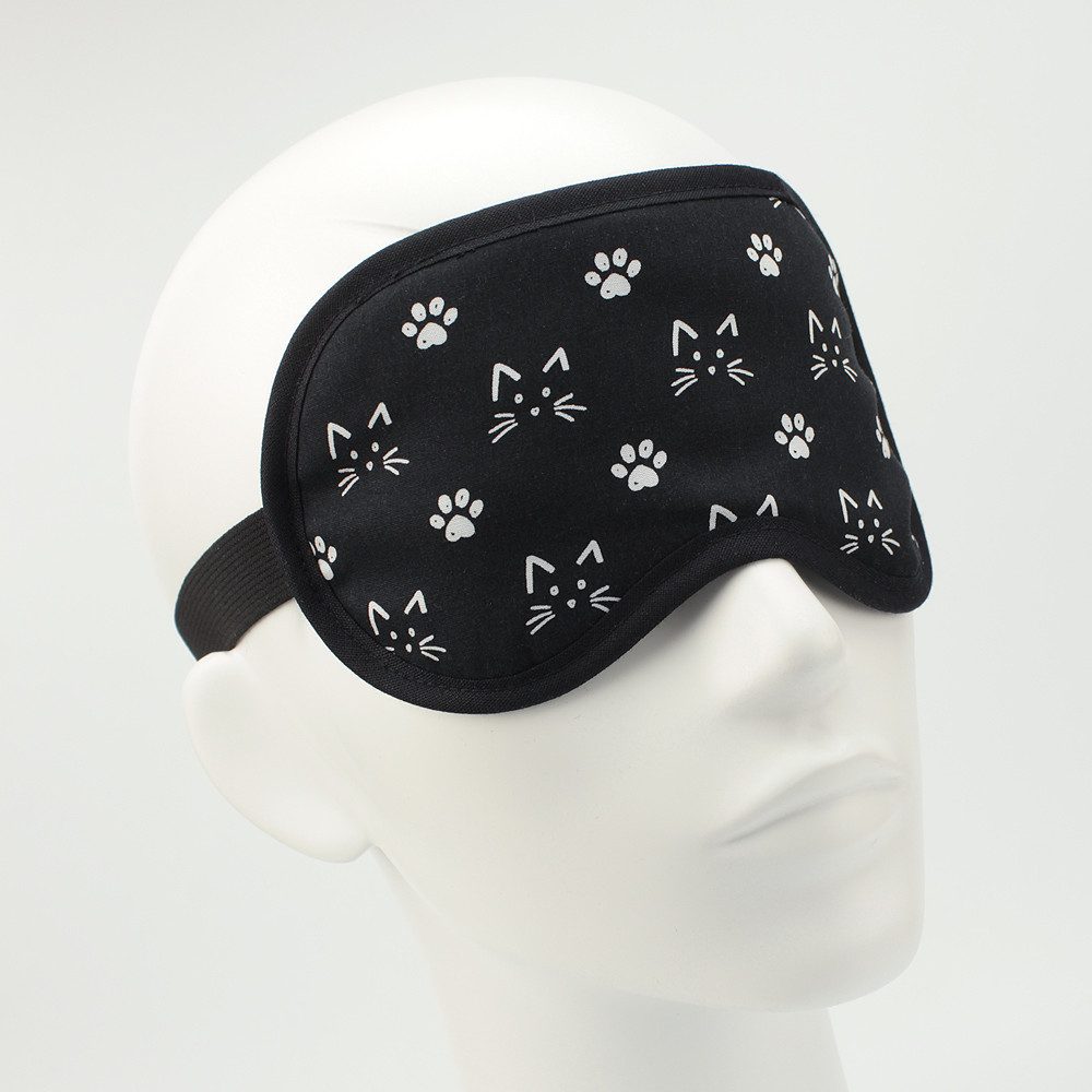BEAZZ Schlafmaske Schlafmaske, Augenmaske, Schlafbrille - Nachtkatzen, Bequem - Perfekte Abdunklung, 1-tlg., HANDMADE IN GERMANY
