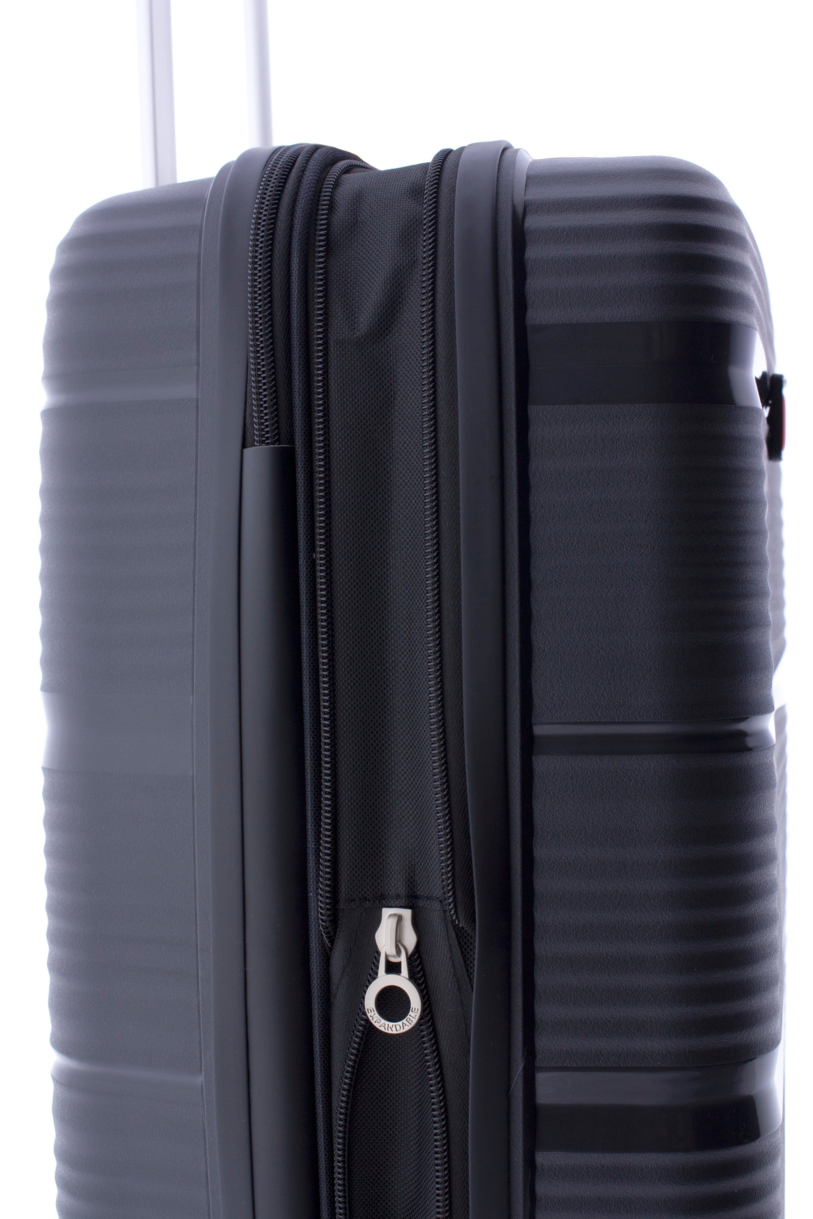 GLADIATOR Hartschalen-Trolley Set: 65+55 cm, 4 Rollen, TSA-Schloss, Dehnfalte, Polypropylen,3 Farben