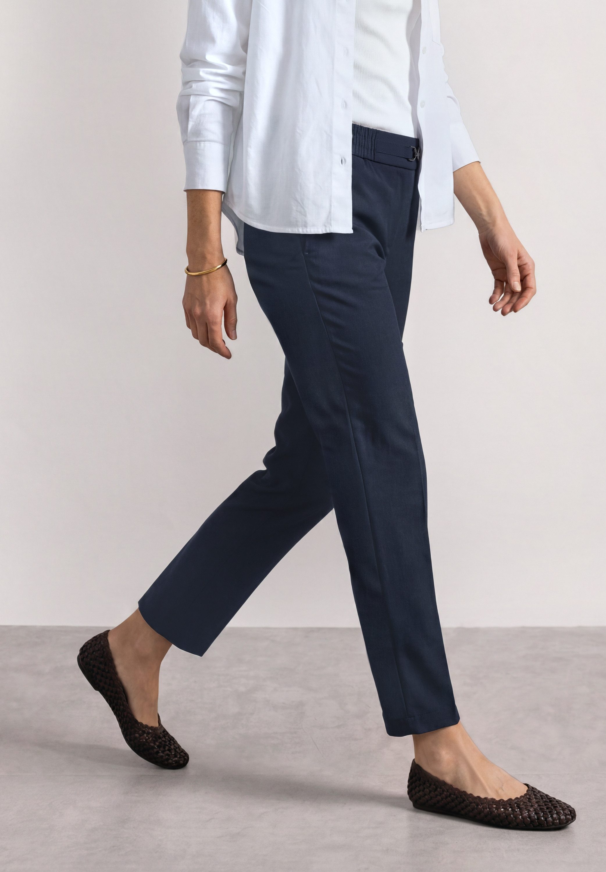 STREET ONE Stoffhose Middle Waist