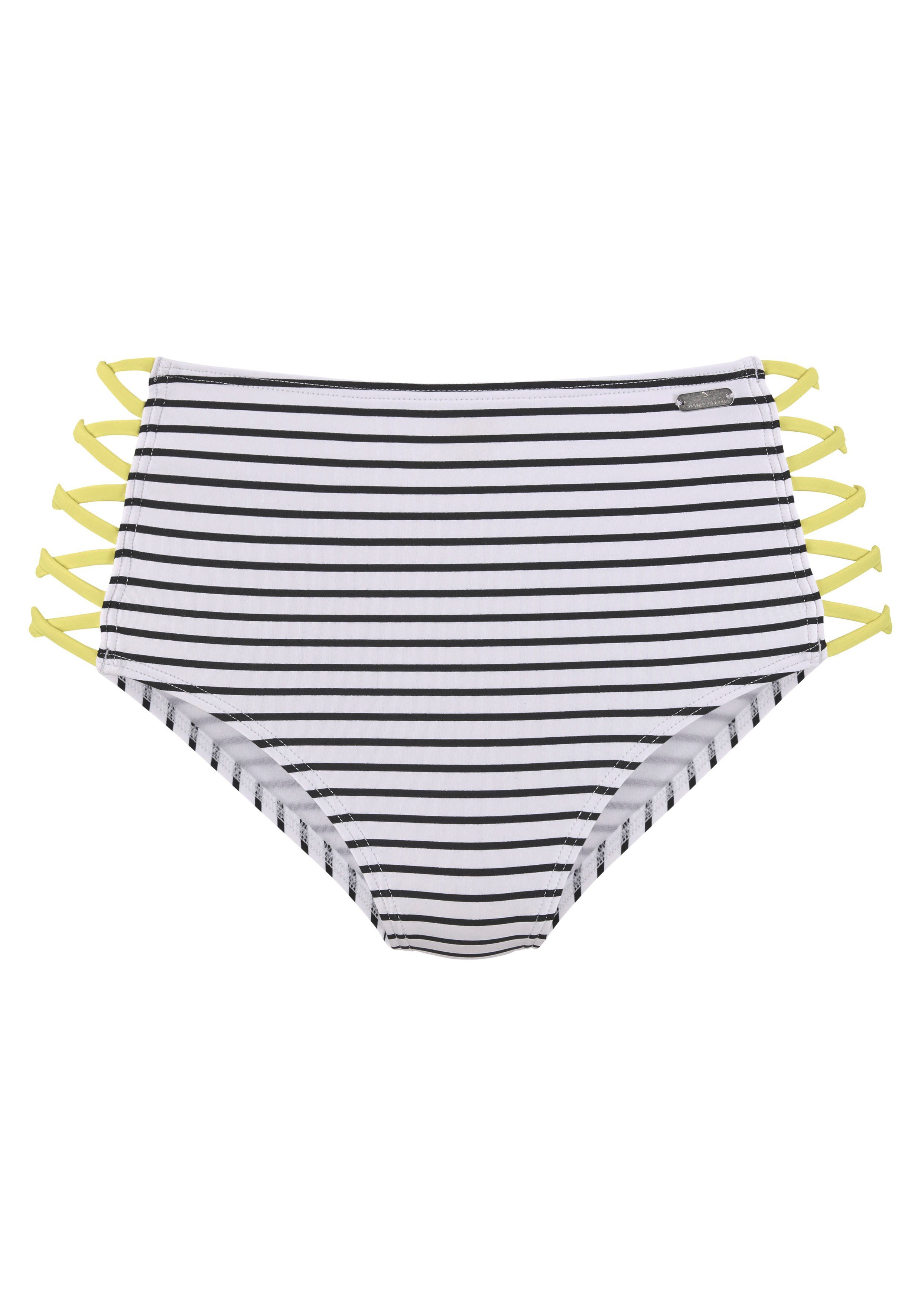 Venice Beach Highwaist-Bikini-Hose Camie mit gekreuzten, günstig online kaufen