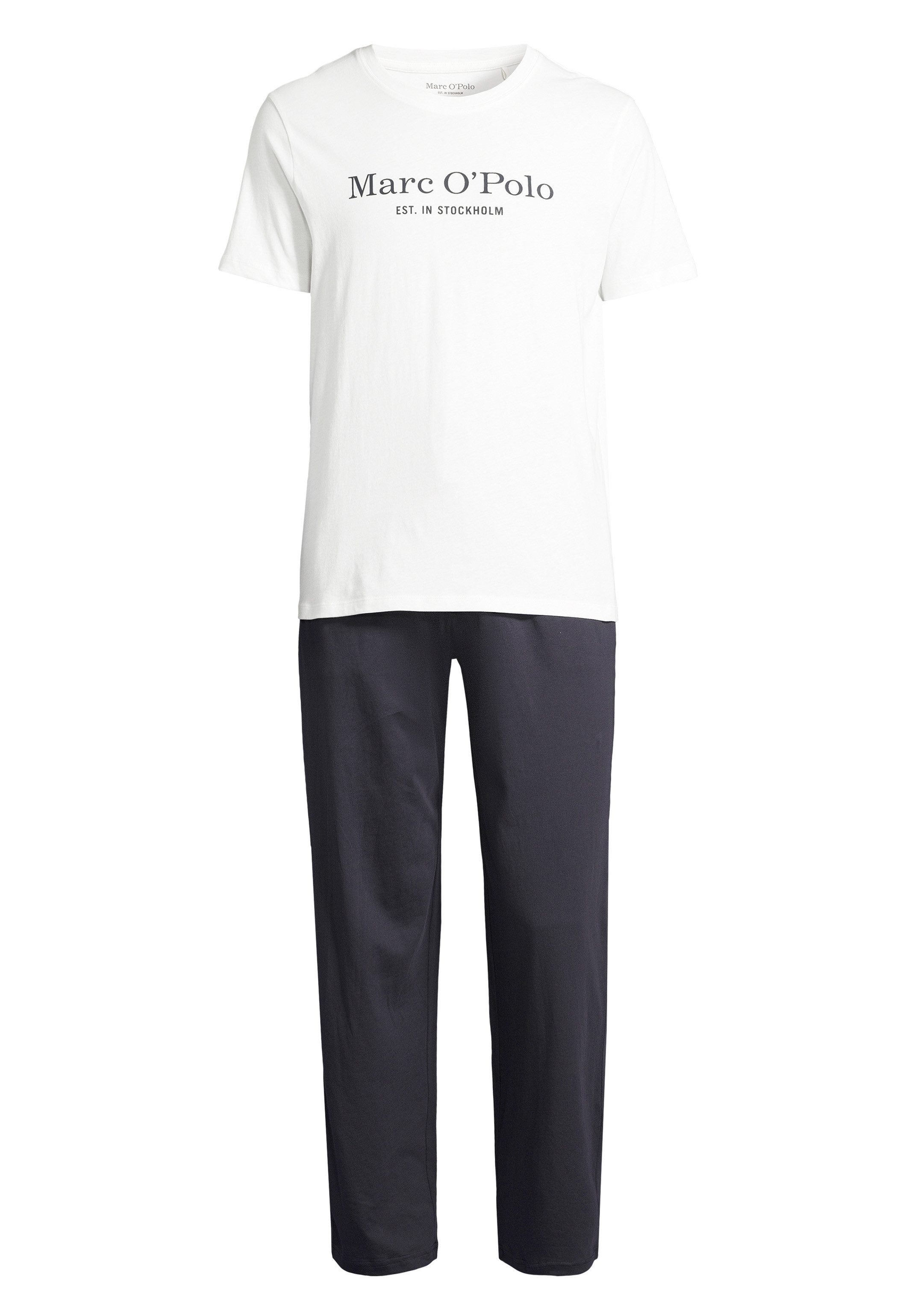 Dark navy / white cotton