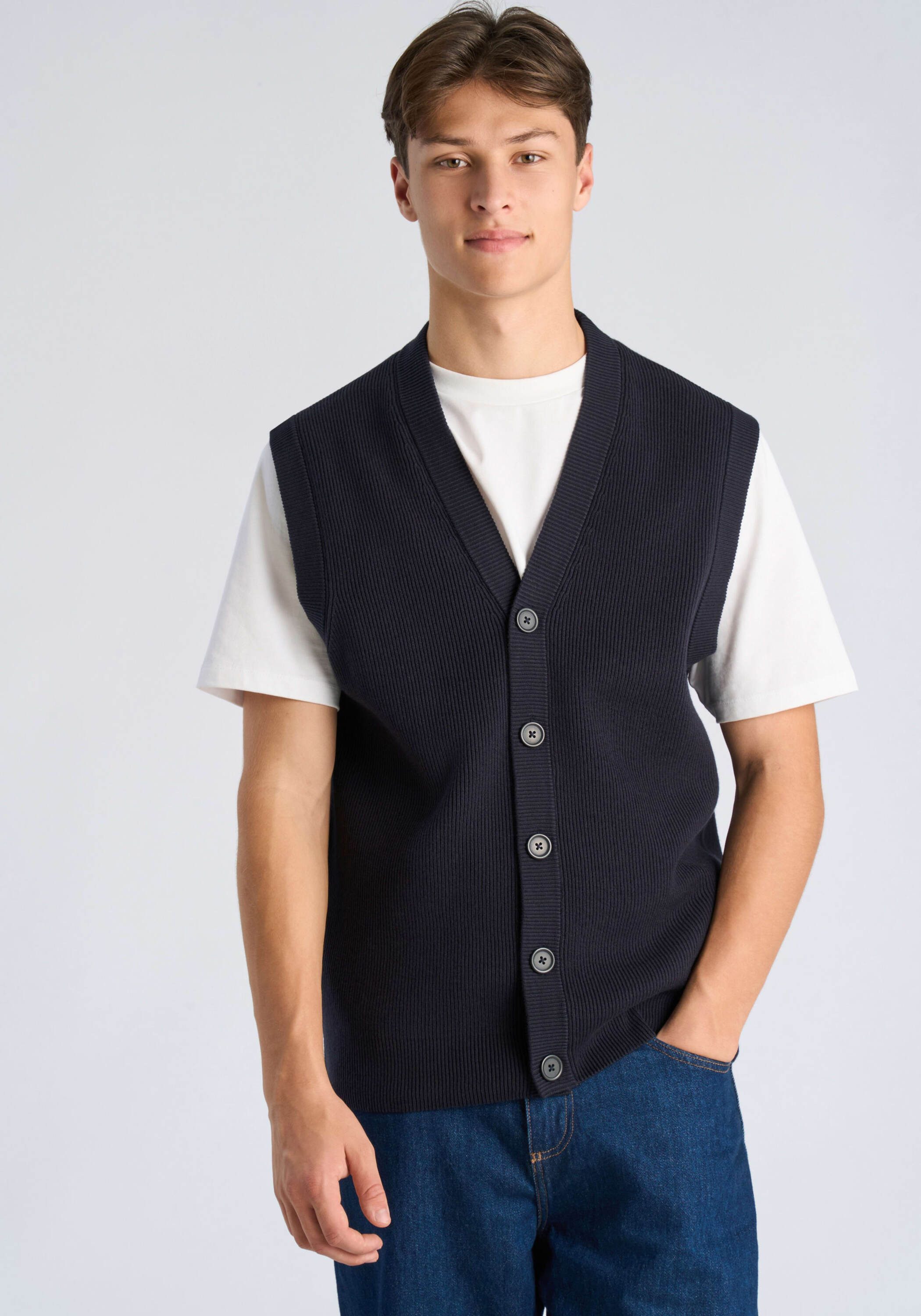 LINDBERGH Strickweste Pullunder Relaxed Fit